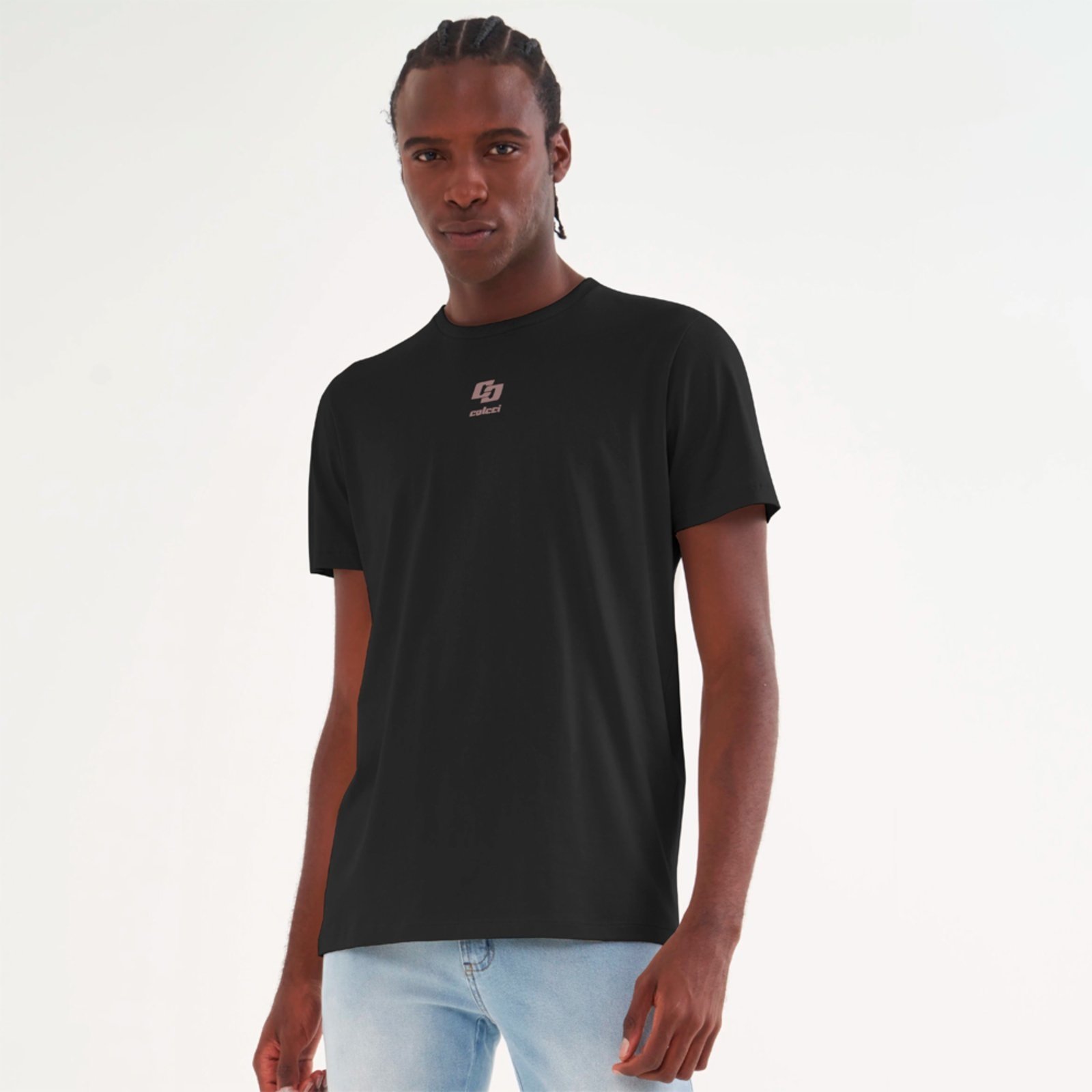 Vista 2 Camiseta Colcci Iconic Pr26 Masculino preto Colcci preto