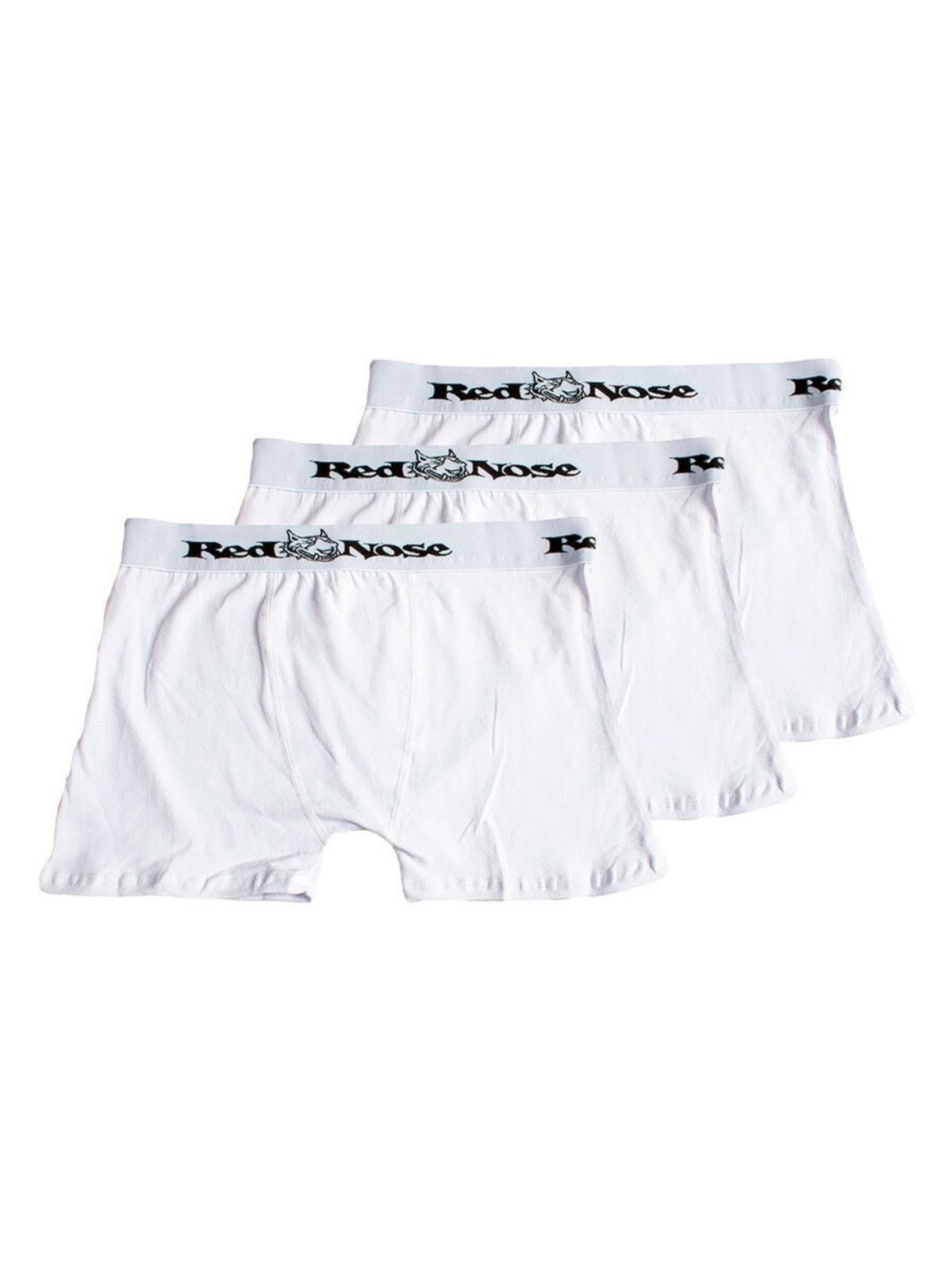 Vista 2 Kit com 3 Cuecas Boxer Red Nose 320 Branco branco red Red Nose branco red