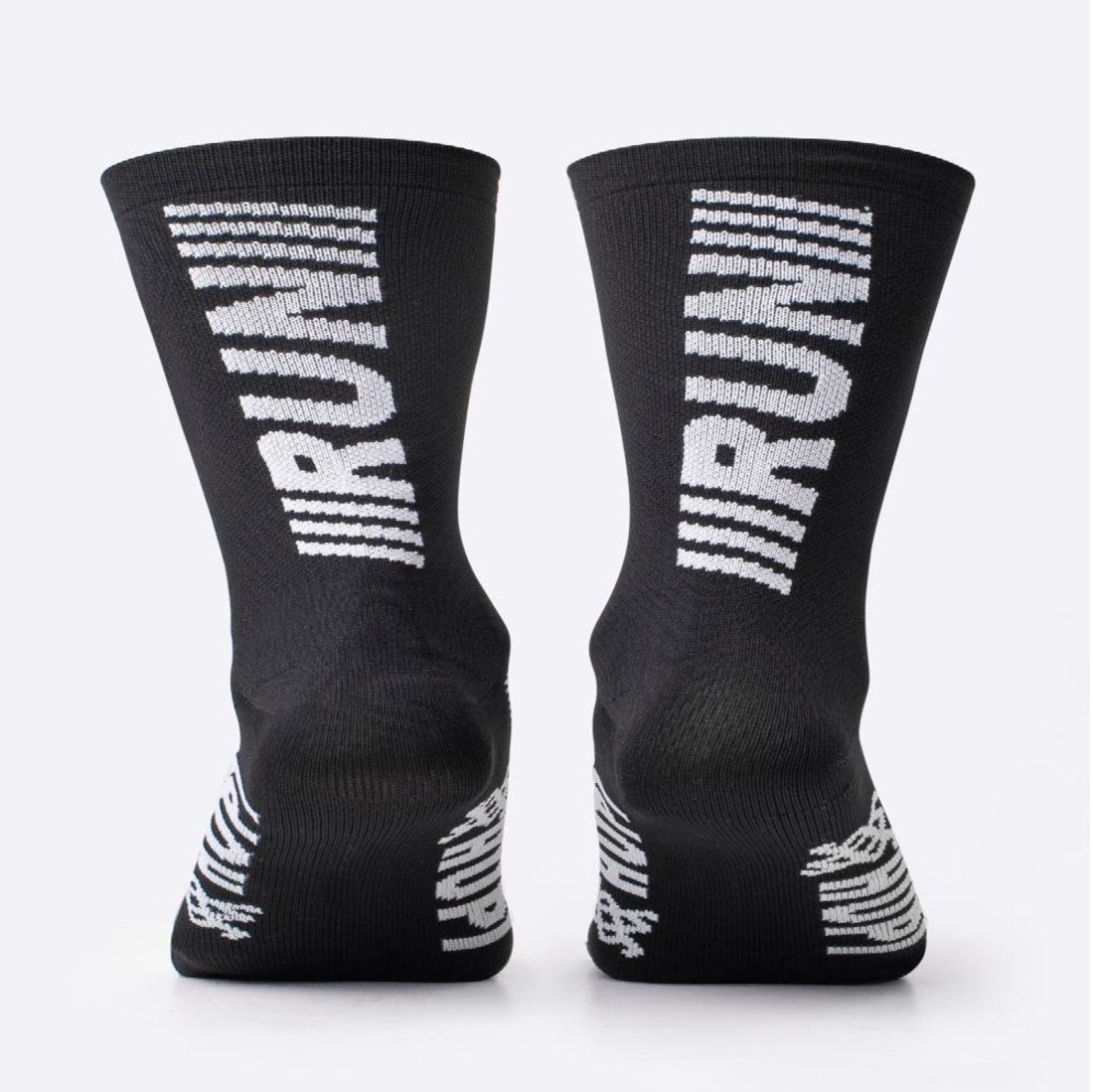 Meia HUPI Run 3 Preto Preto