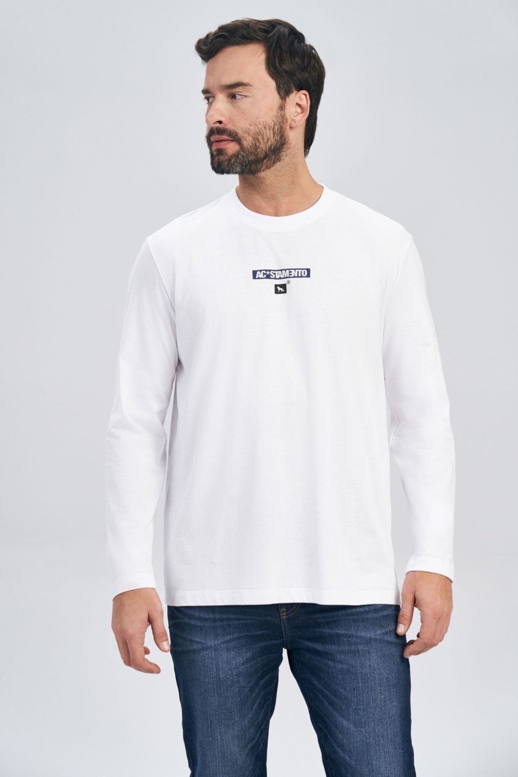 Camiseta Manga Longa Strong Masculina Acostamento