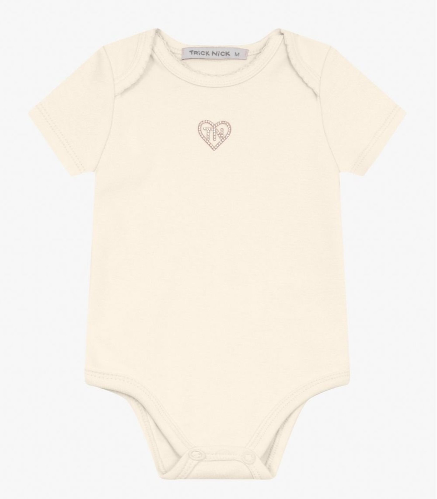 Vista 2 Infantil - Body Menina Trick Nick bege Trick Nick bege