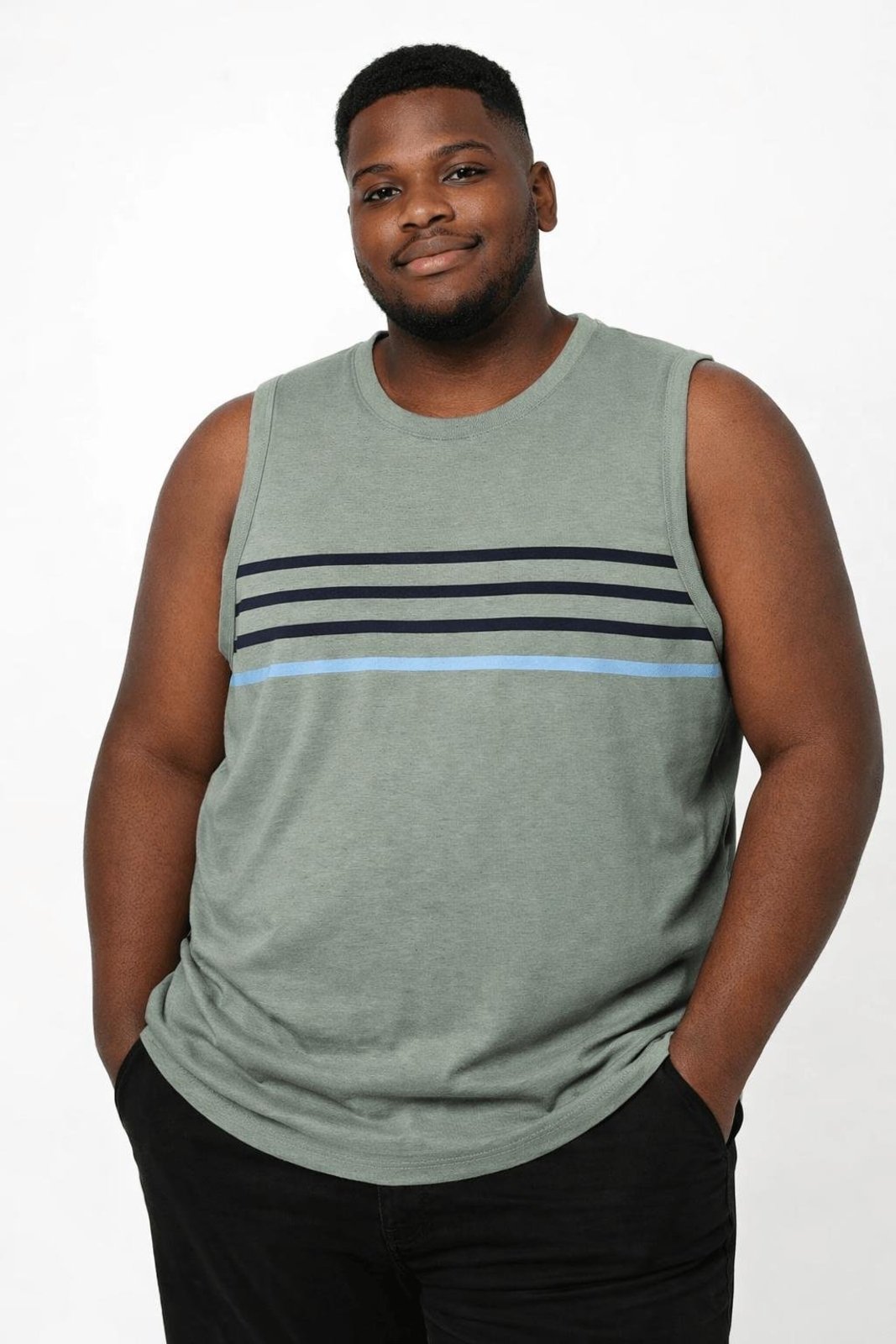 Camiseta Regata Plus Size Masculina VERDE