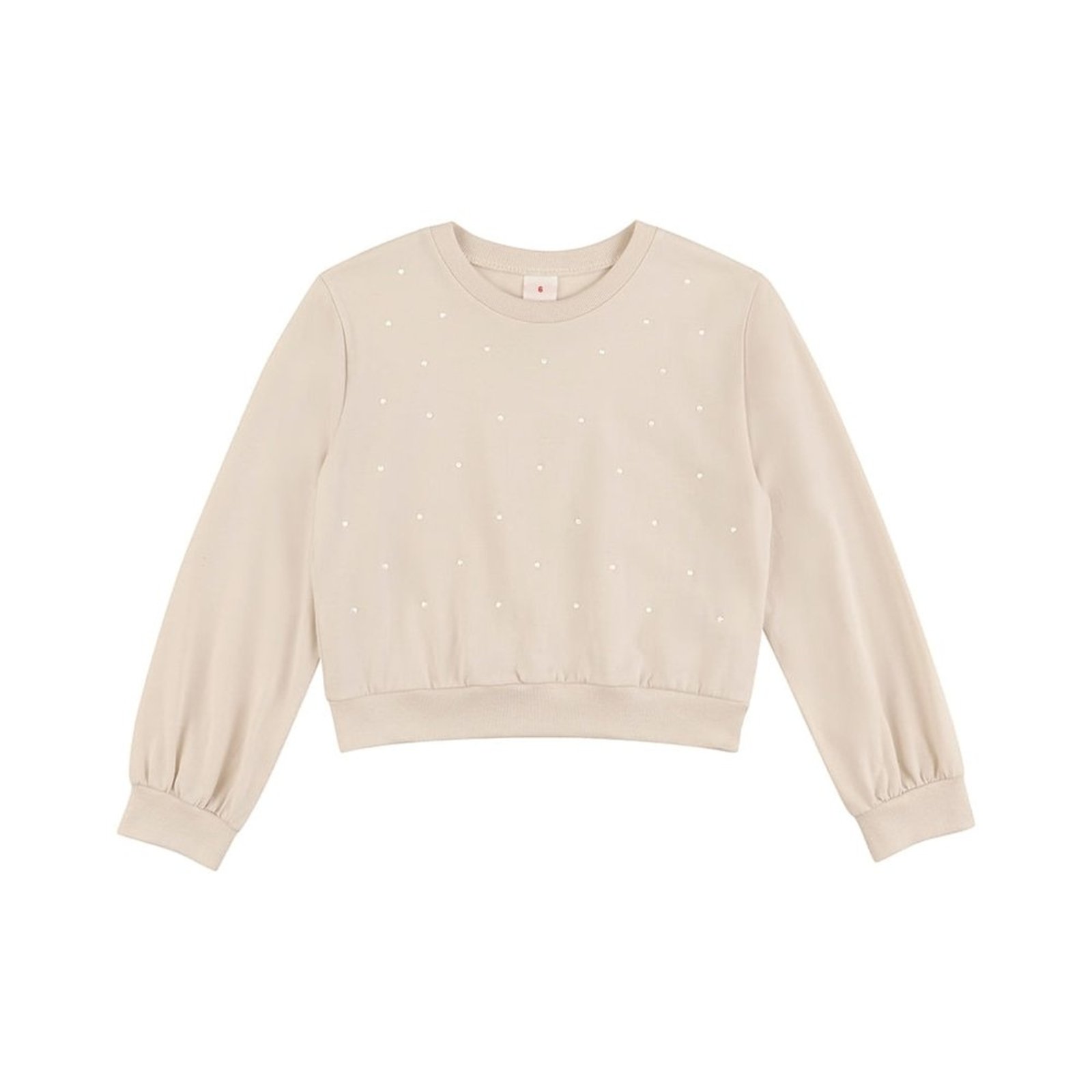 Infantil - Blusa Cropped Manga Longa Menina Marisol