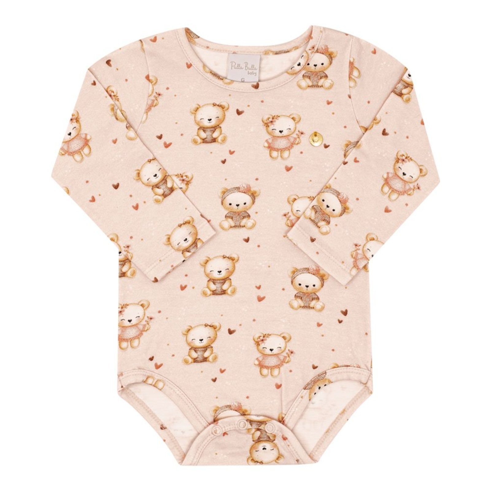 Infantil - Body Menina - Rosa - 52607-1326