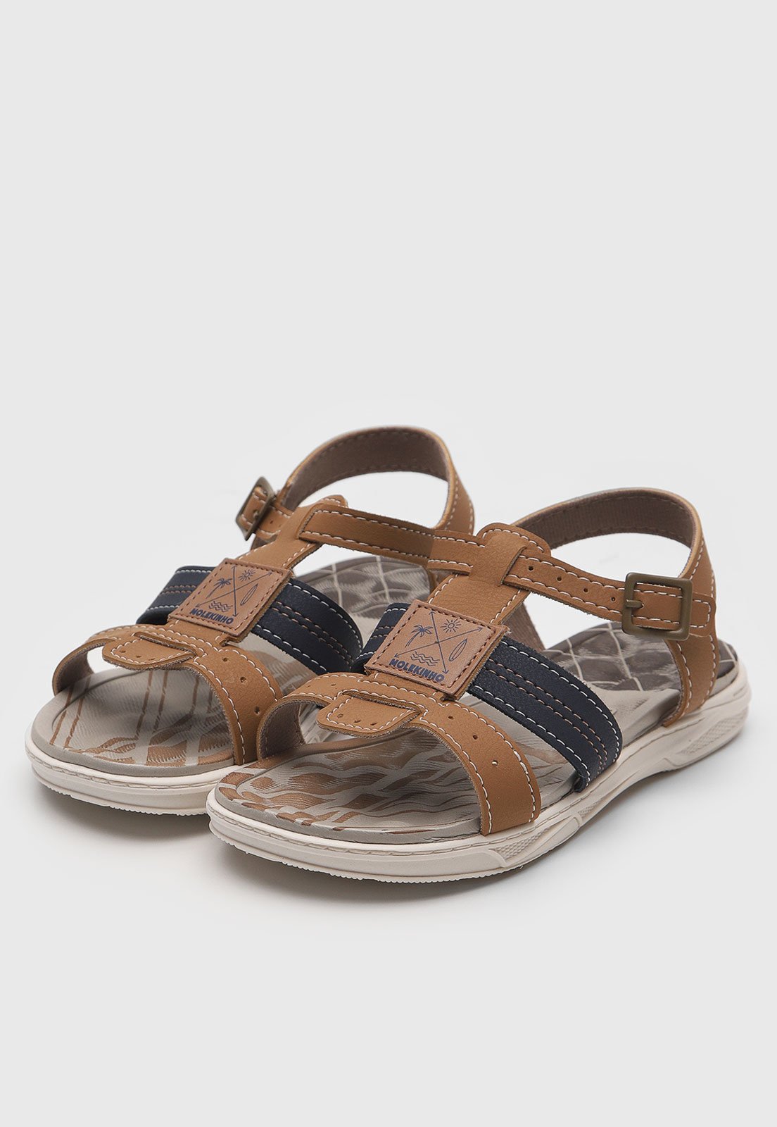 Infantil – Sandália Molekinho Fivela Caramelo