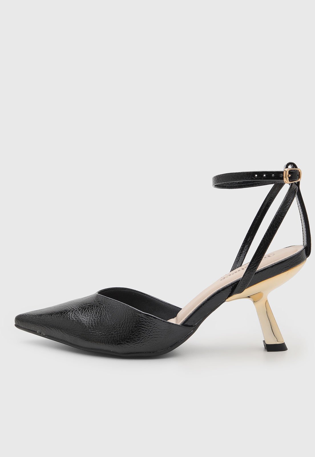 Vista 2 Scarpin Feminino cê Ponta Fina BEBECÊ preto BEBECÊ preto