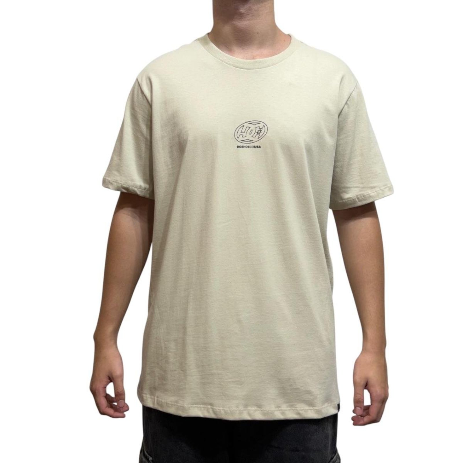 Camiseta m/c Bubble Outline- Dc Shoes - Bege