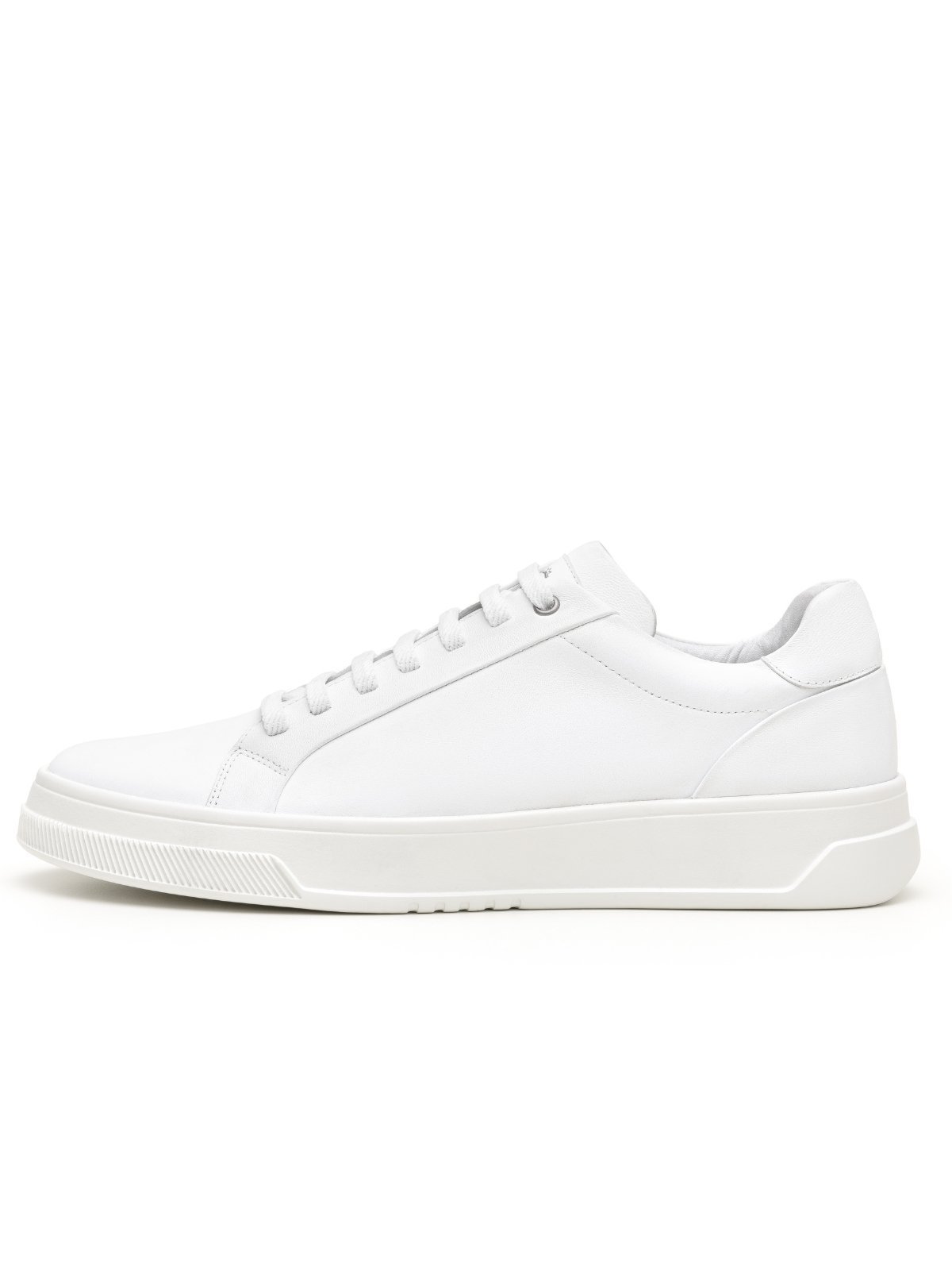 Tênis Masculino Casual Chazak Sapatênis em Couro Solado Sneakers Branco Confortável