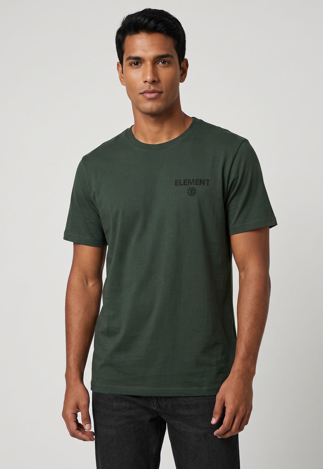Camiseta Masculina Element Estampa Verde