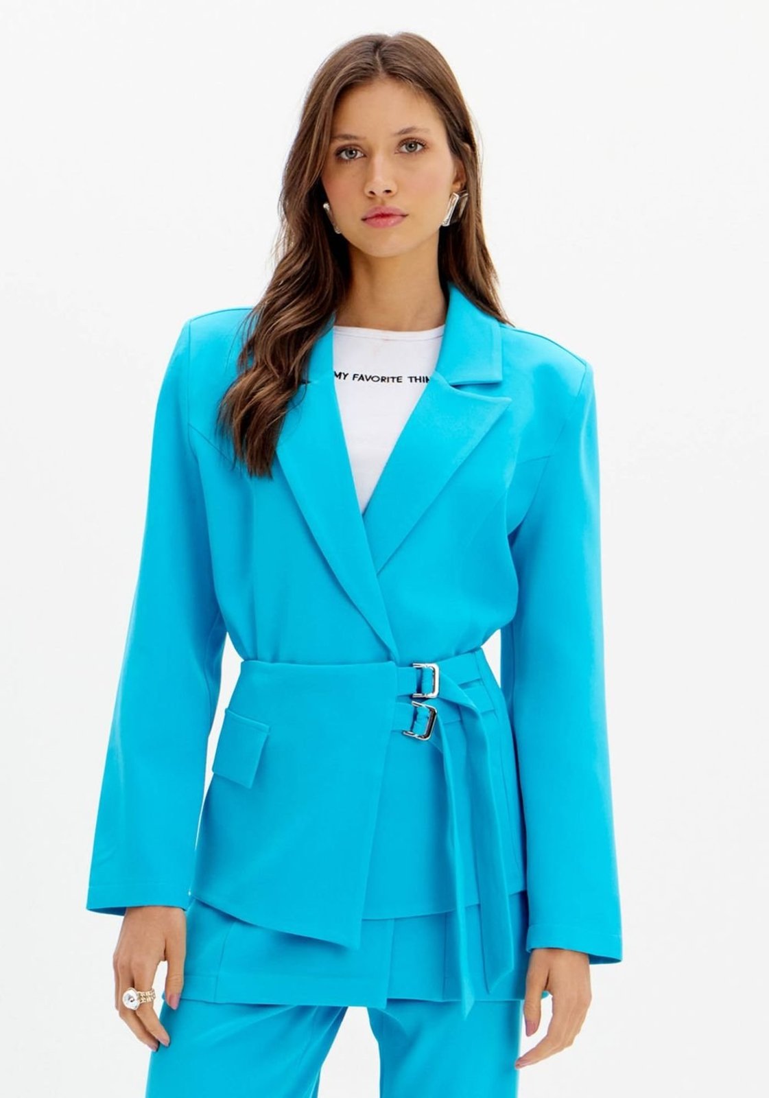 Blazer Alongado Com Sobreposição My Favorite Things
