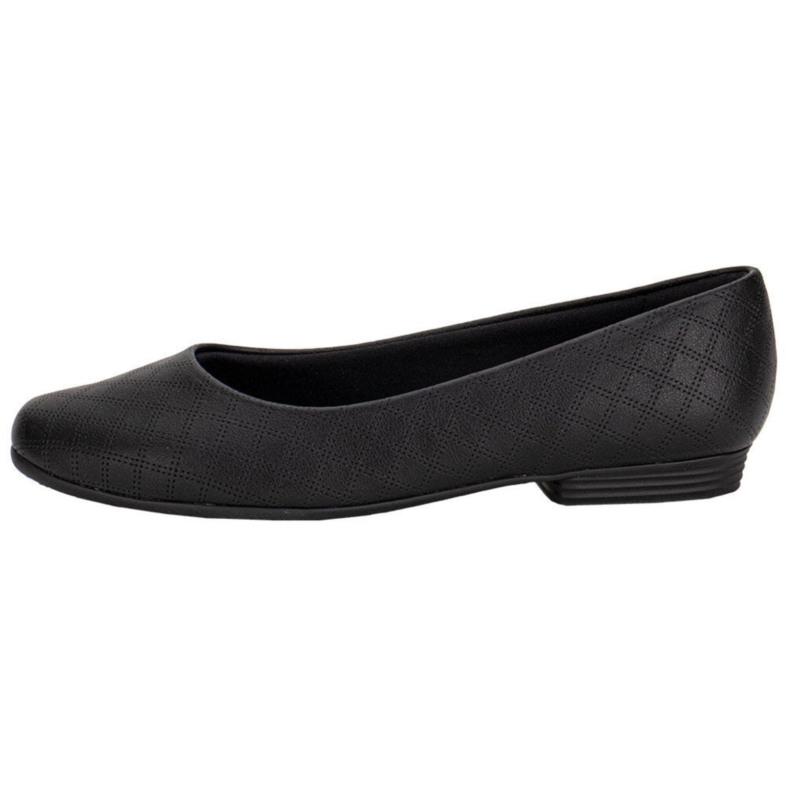 Vista 3 Sapatilha Feminina Flat Piccadilly 250115 0082250 preto Piccadilly preto