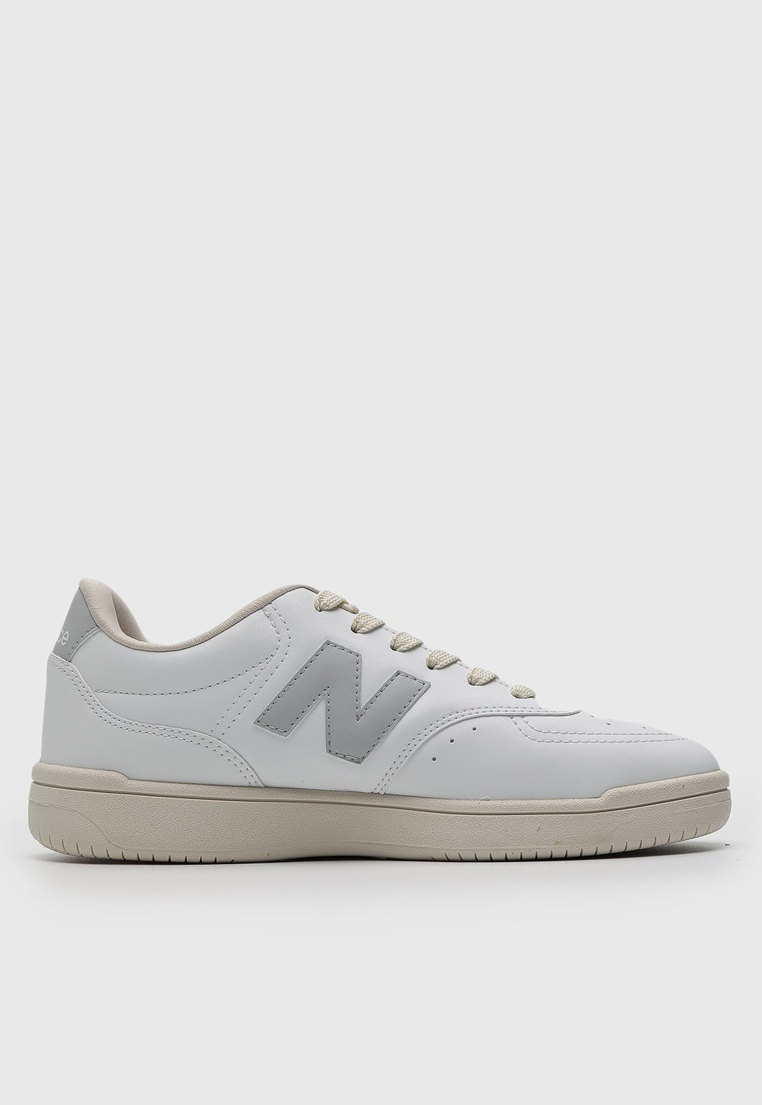 Vista 3 Tênis Feminino New Balance BB80 e Cinza branco New Balance branco