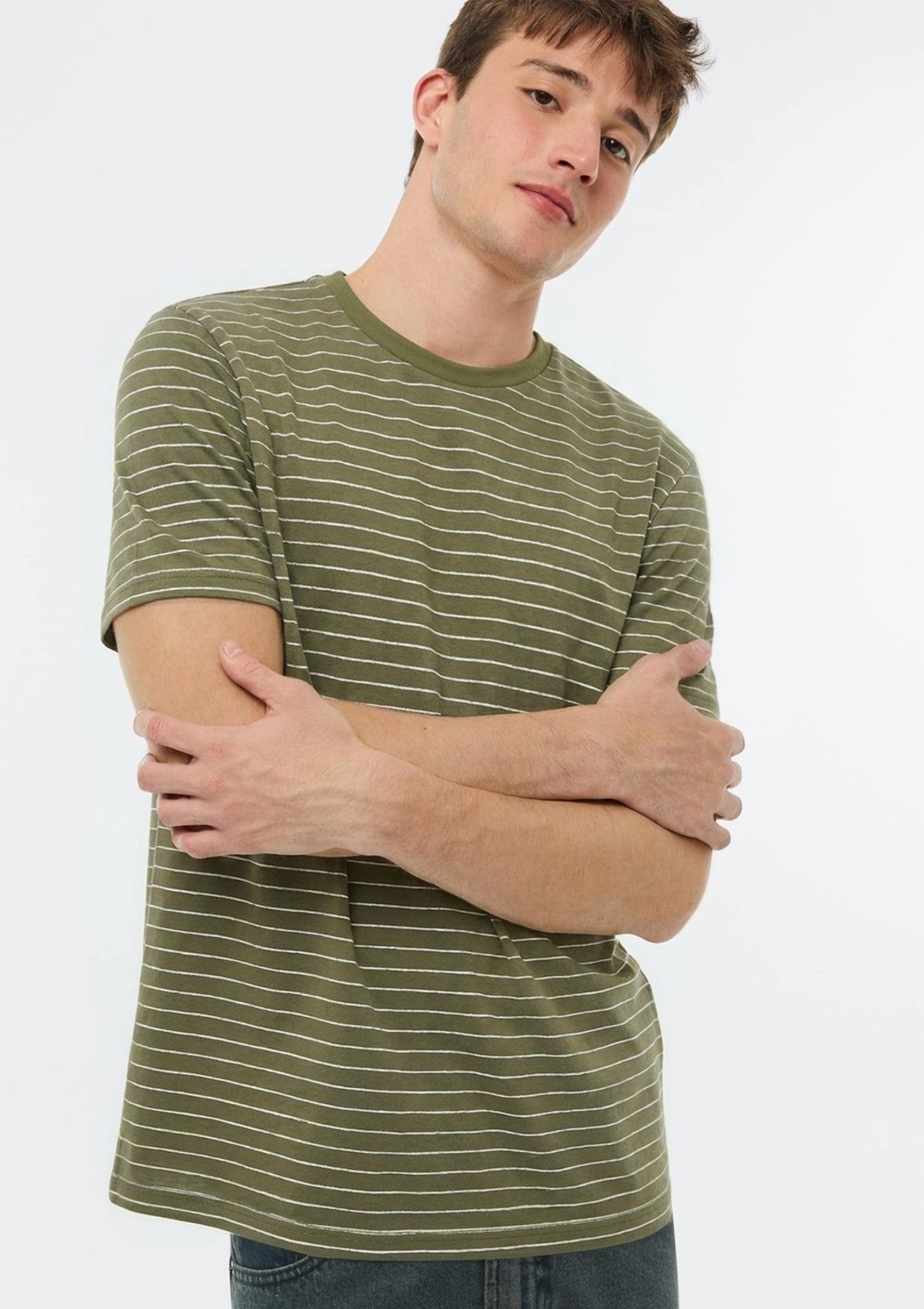 Camiseta Masculina Piquet Fio Tinto Hering