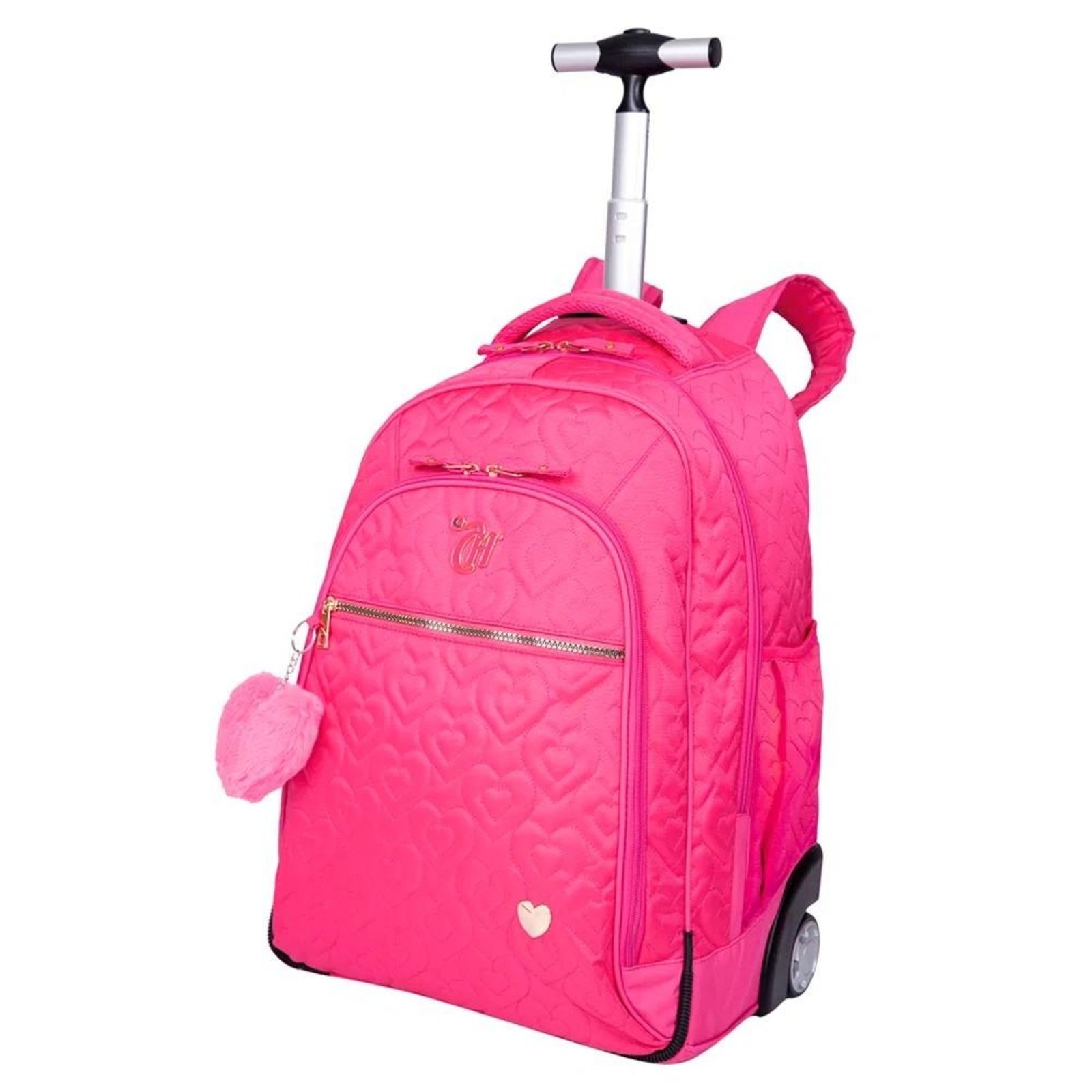 Vista 3 Infantil - Mochila Sestini Capricho com Carrinho Crush Rosa incolor rosa Sestini incolor rosa