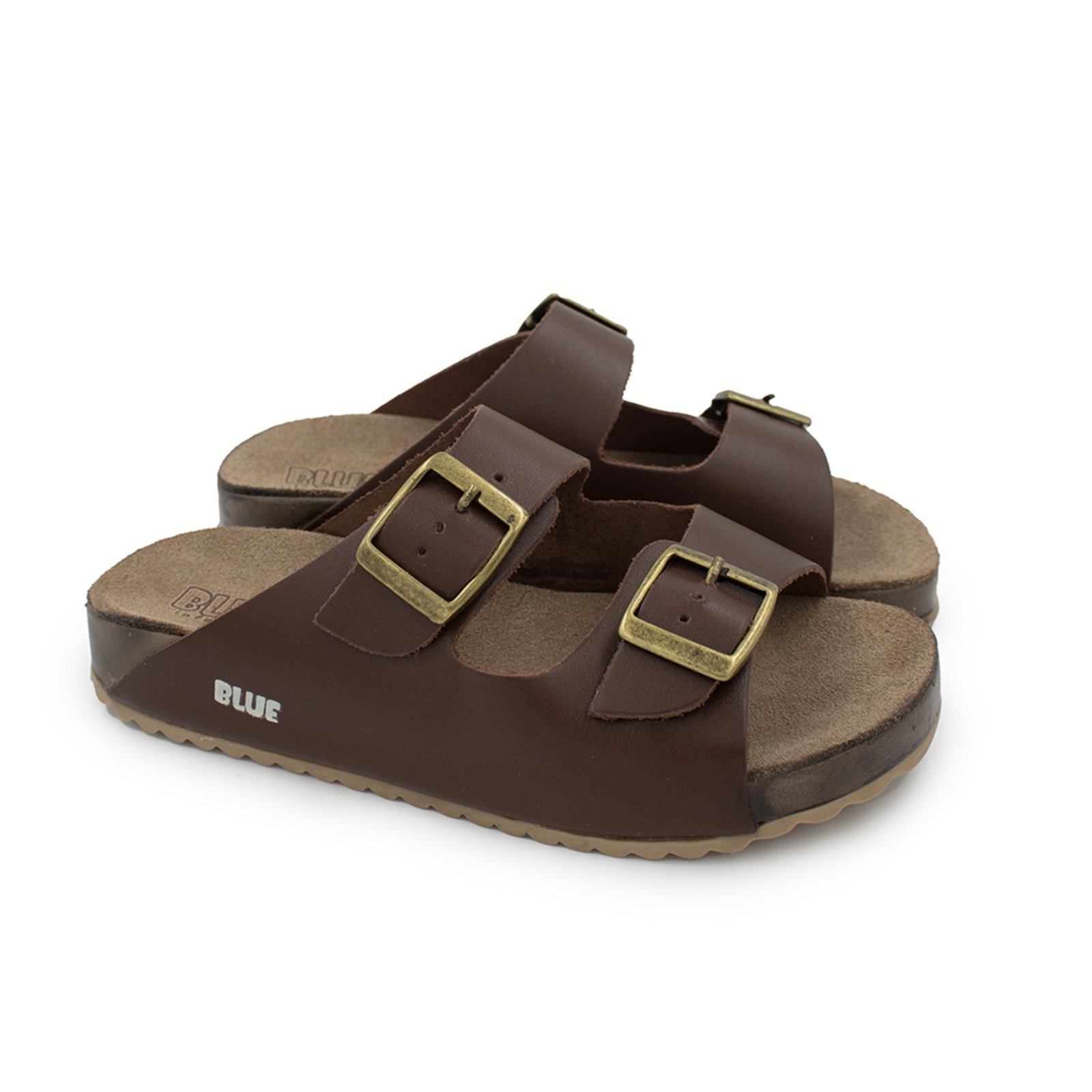 Vista 2 Infantil - Sandalia Menino Blue Oliver Couro Conhaque Blue Infantis marrom blue Blue Infantis marrom blue