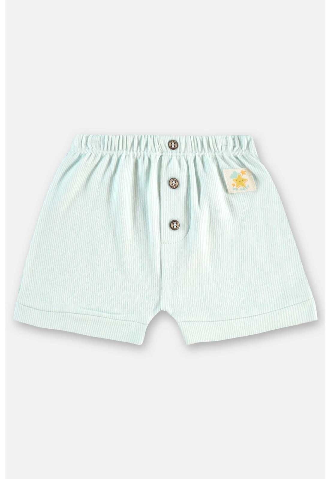 Infantil – Short em Suedine para Menino Up Baby Azul