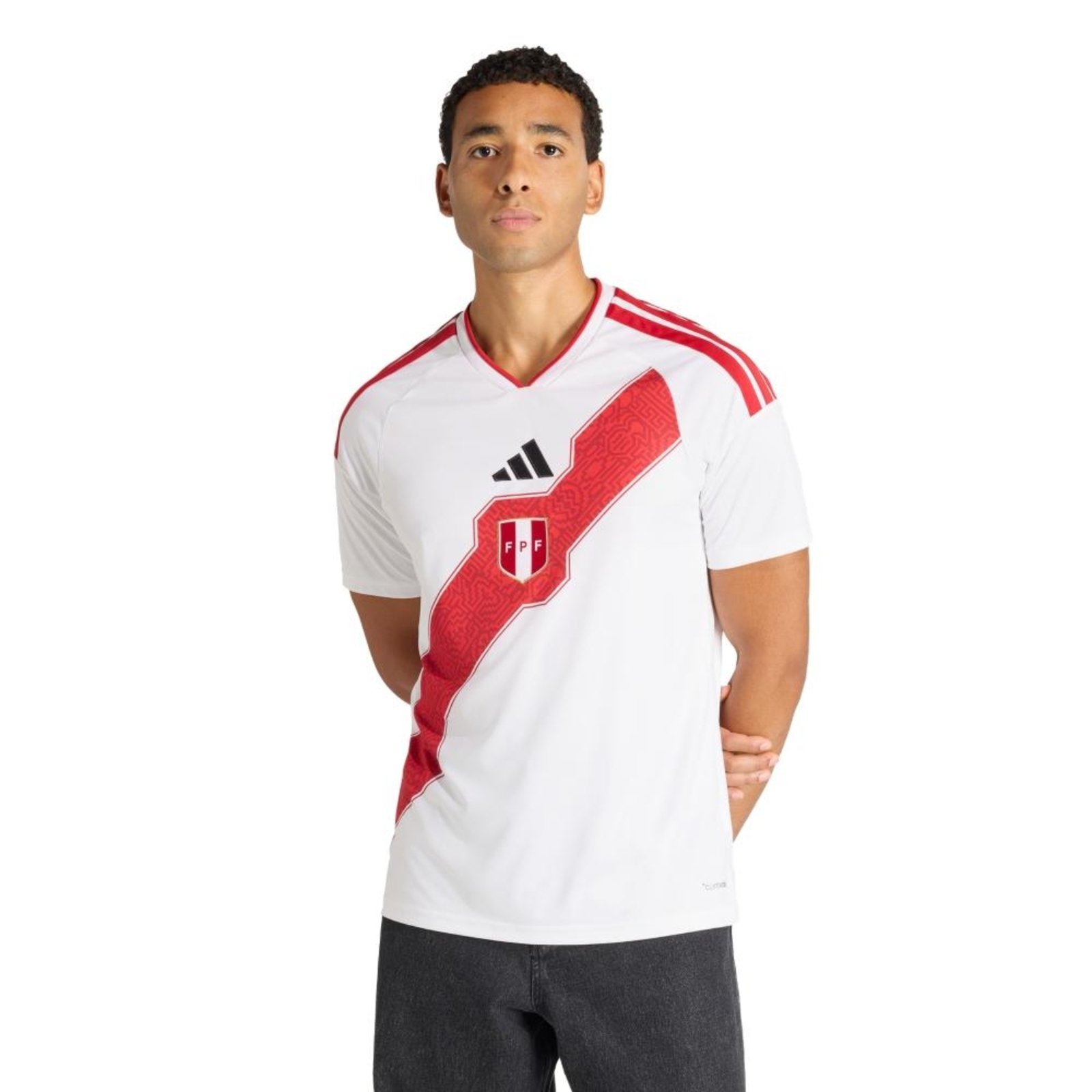 Camisa I Seleção Peruana 26 adidas Performance Branco