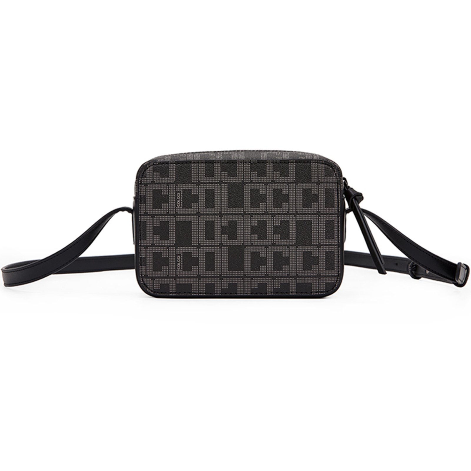 Vista 3 Bolsa Crossbody Colcci New Monograma Ou25 Feminino preto preto