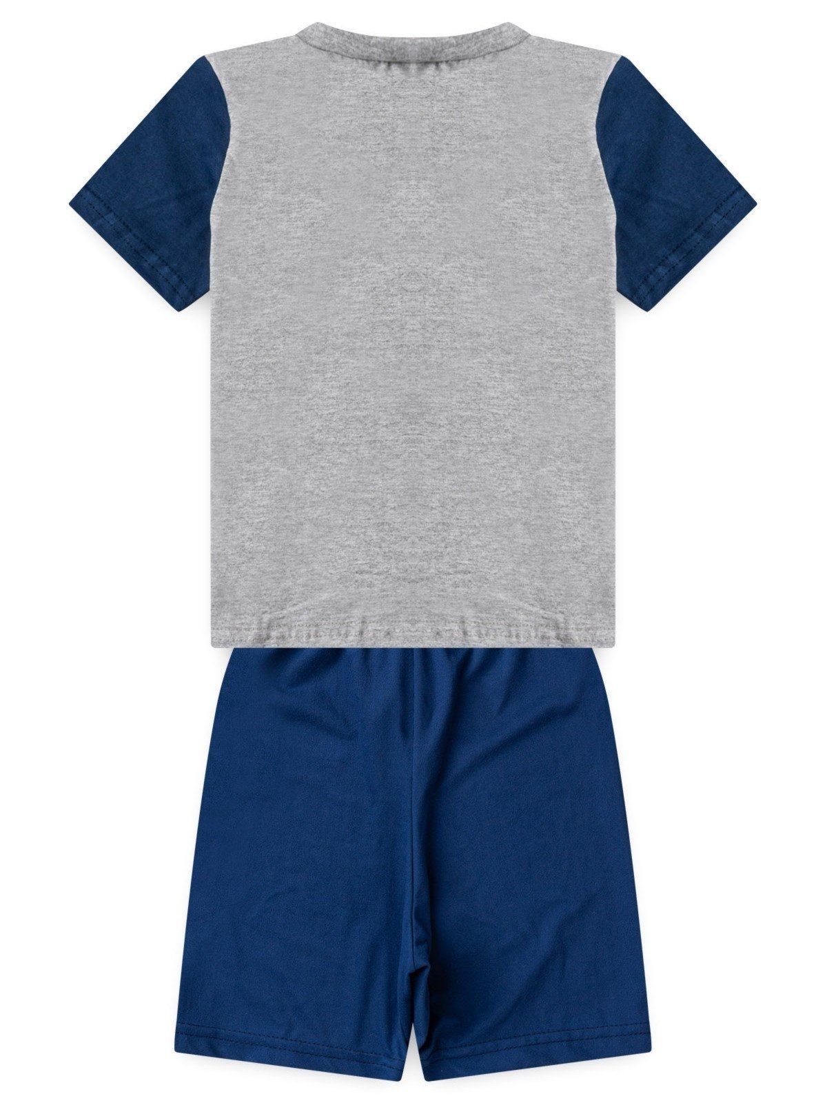 Vista 3 Pijama Platinum Jogador Da Noite Mescla PLATINUM KIDS cinza PLATINUM KIDS cinza