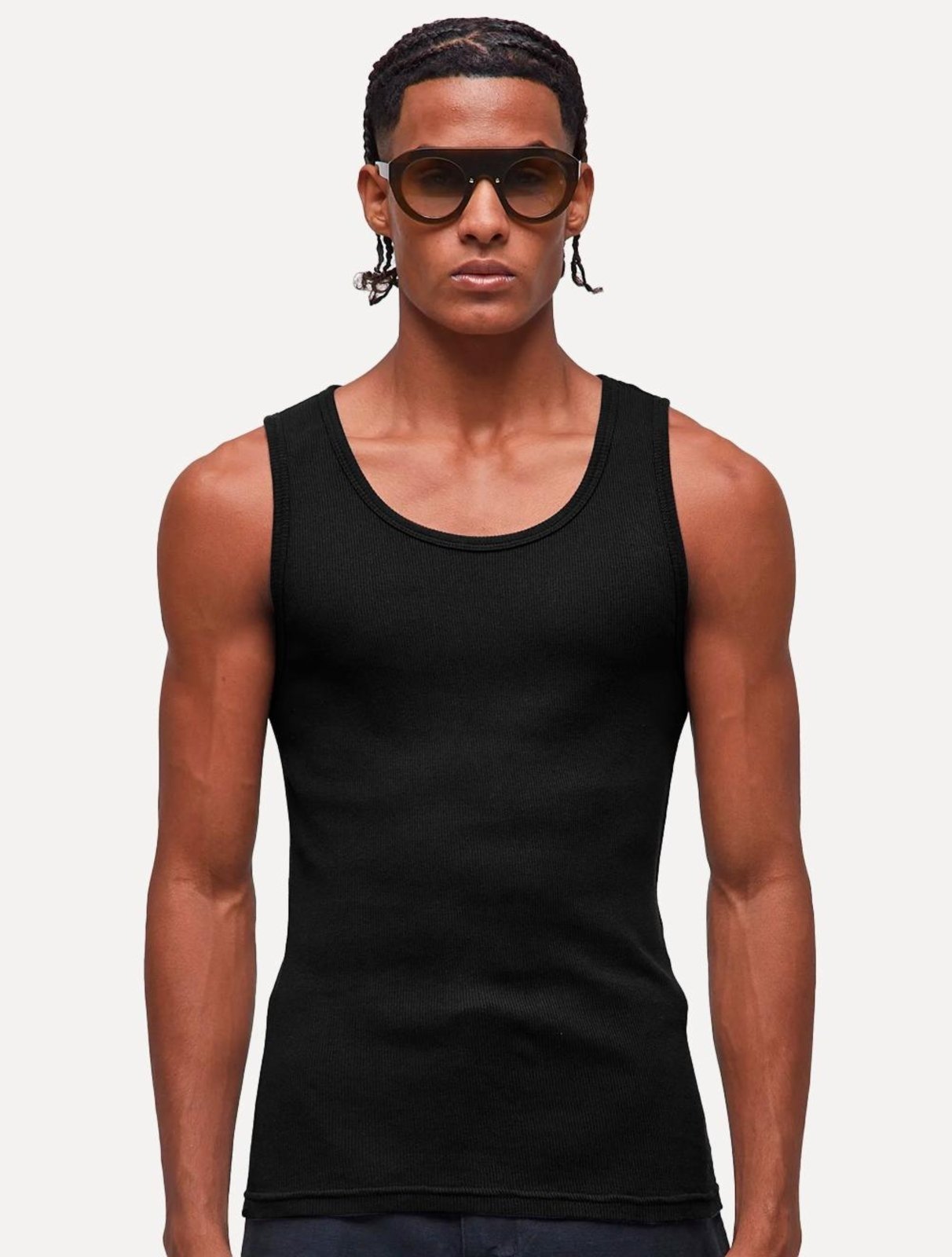 Regata Osklen Masculina Slim Rib Preta