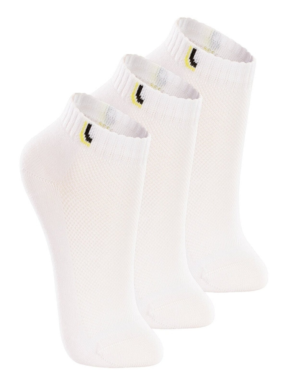 Kit 3 Pares de Meias Cano Curto Lupo 2725-005 Branco