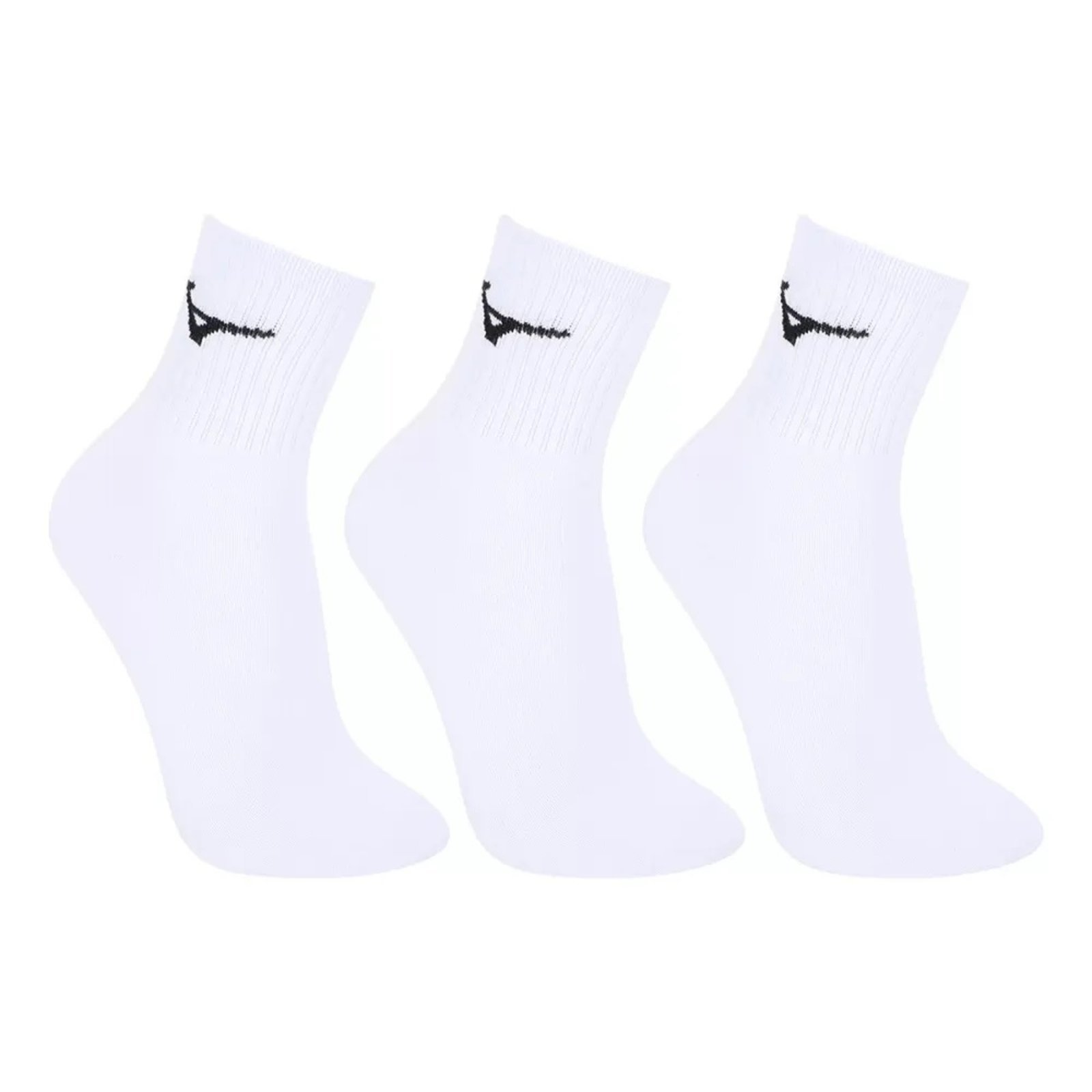 Kit de Meia Mizuno 3X1 Trimiz Básica Cano Médio (3 pares)