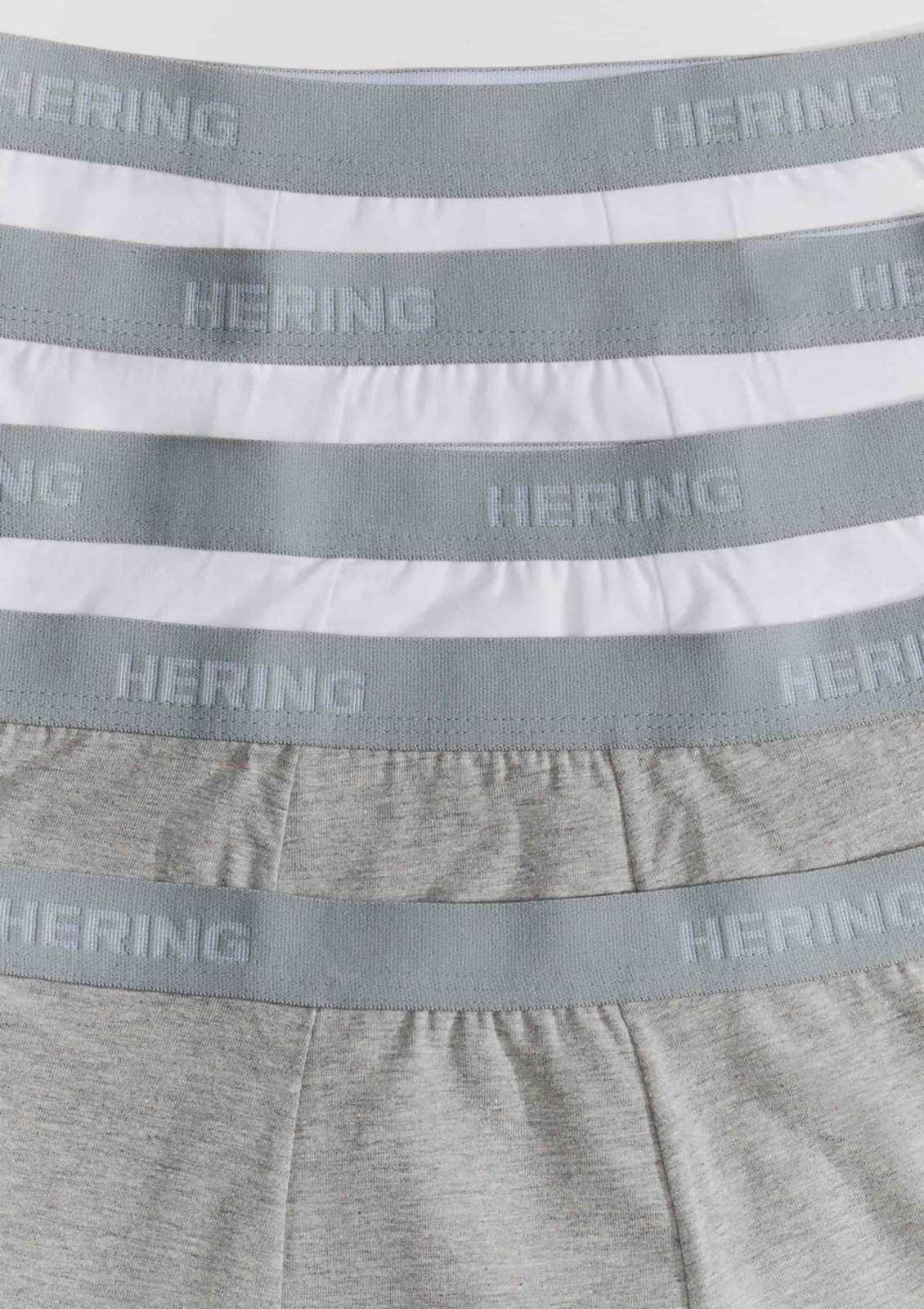 Vista 3 Kit 5 Cuecas Boxer Com Elástico Personalizado Hering branco Hering branco