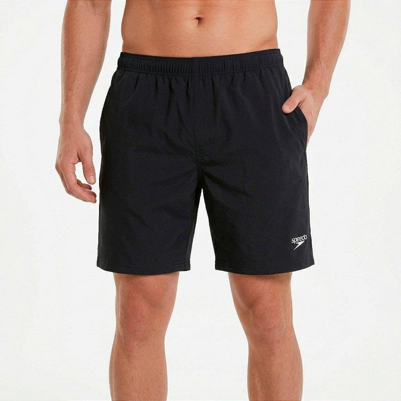 Bermuda Speedo Média Modern Masculina Preto Preto