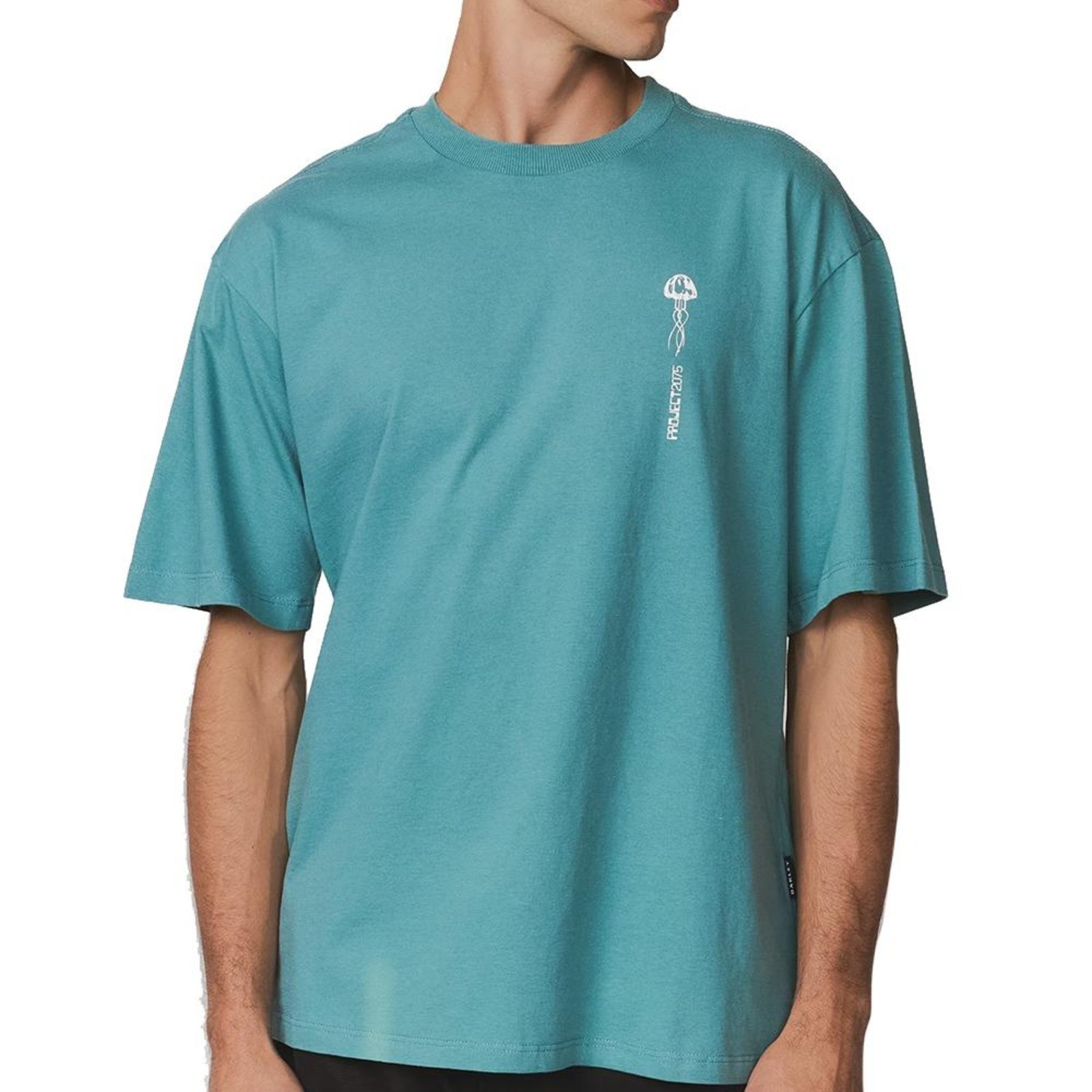 Camiseta Oakley 2075 Jellyfish SM26 Masculina Pacific