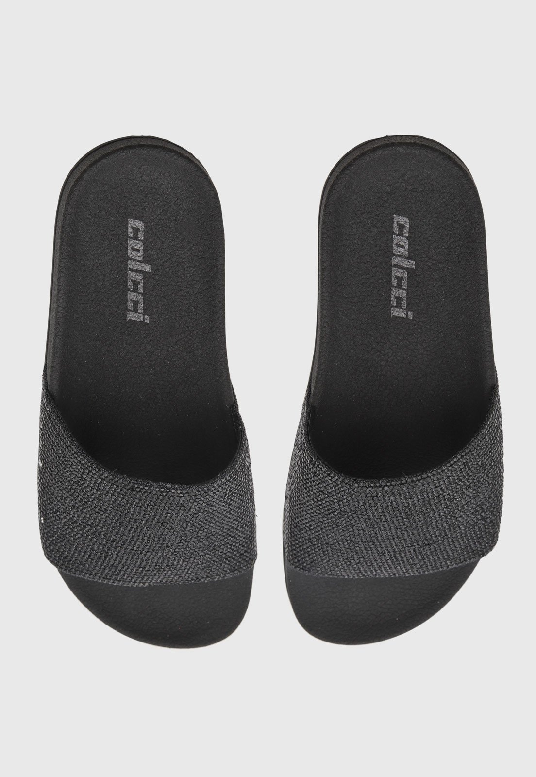 Rasteira Feminina Colcci Slide Tira Larga Preta