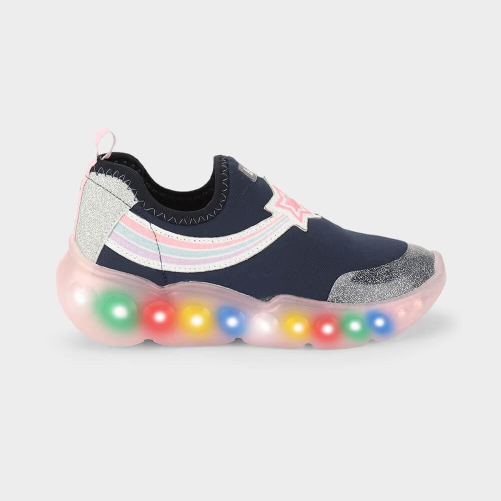 Vista 2 Infantil - Tênis de Luz Bibi Roller Celebration 3.0 Marinho 22 Calçados Bibi azul Calçados Bibi azul