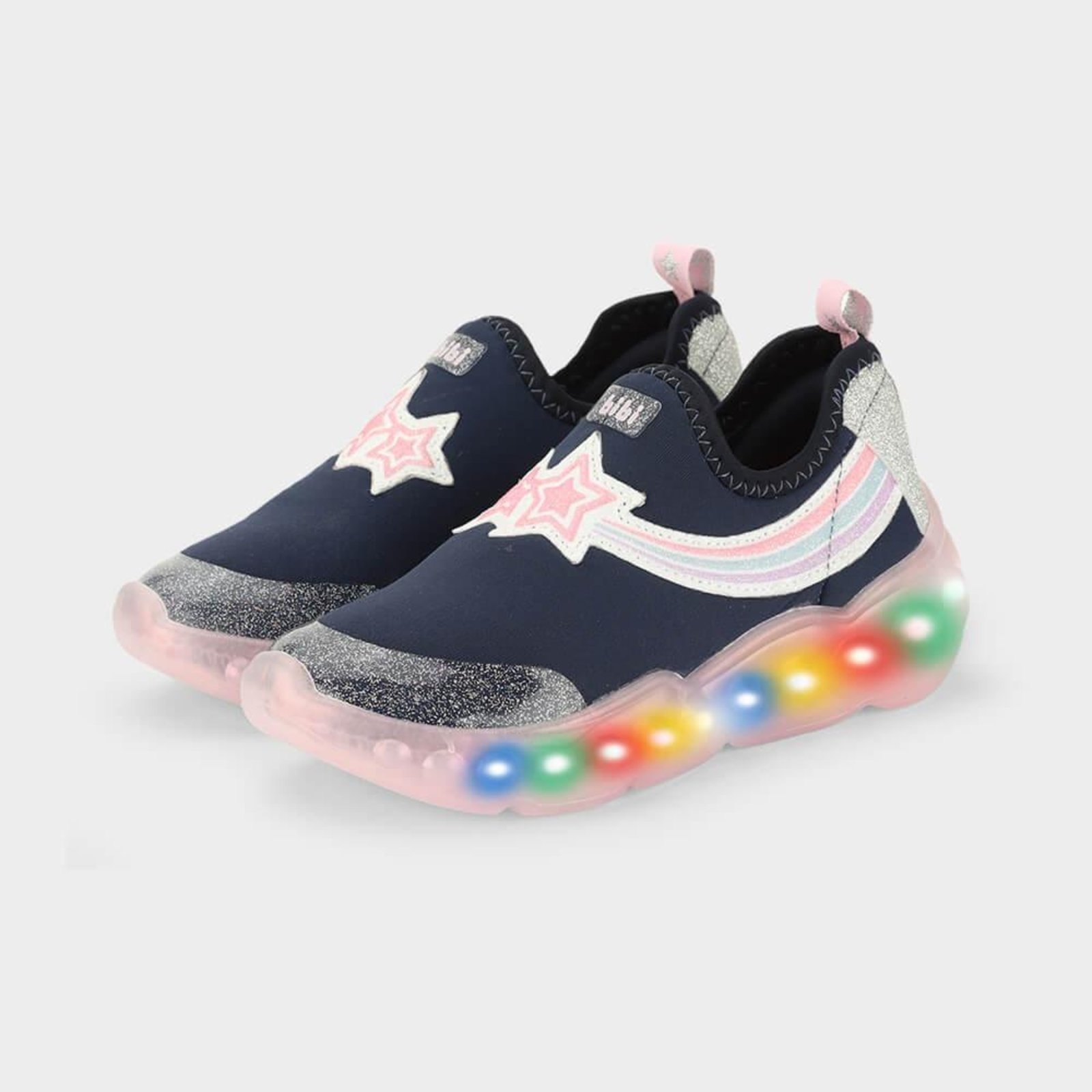 Vista 3 Infantil - Tênis de Luz Bibi Roller Celebration 3.0 Marinho 22 Calçados Bibi azul Calçados Bibi azul