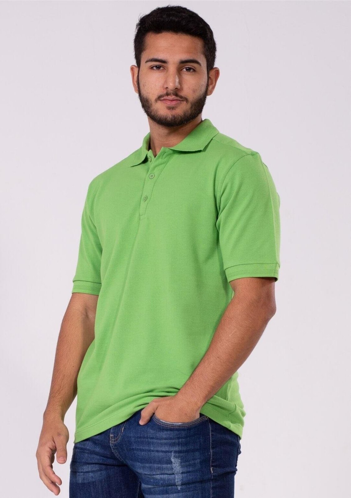 Camisa Polo Piquet Básica | Pau a Pique Verde