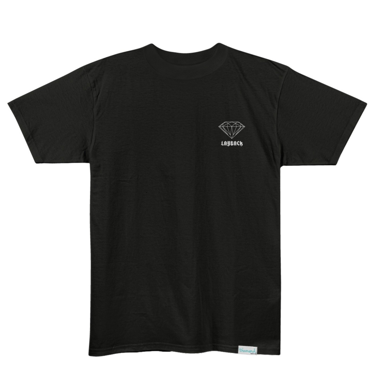 Vista 3 Camiseta Dmnd x Layback Tee - BLACK Diamond preto black Diamond preto black