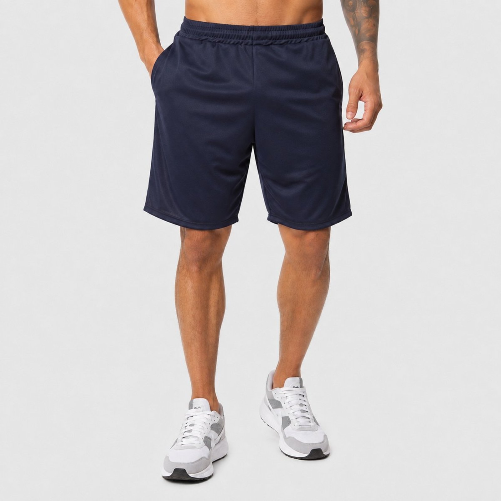 Bermuda Masculina Esportiva Azul com Bolsos