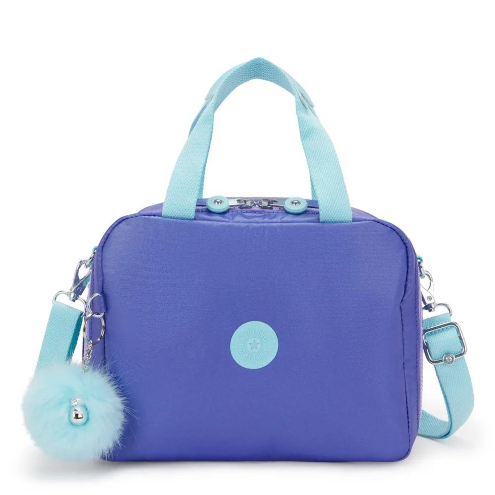 Vista 2 Infantil - Lancheira Kipling Miyo Cosmic Metallic roxo metallic Kipling roxo metallic