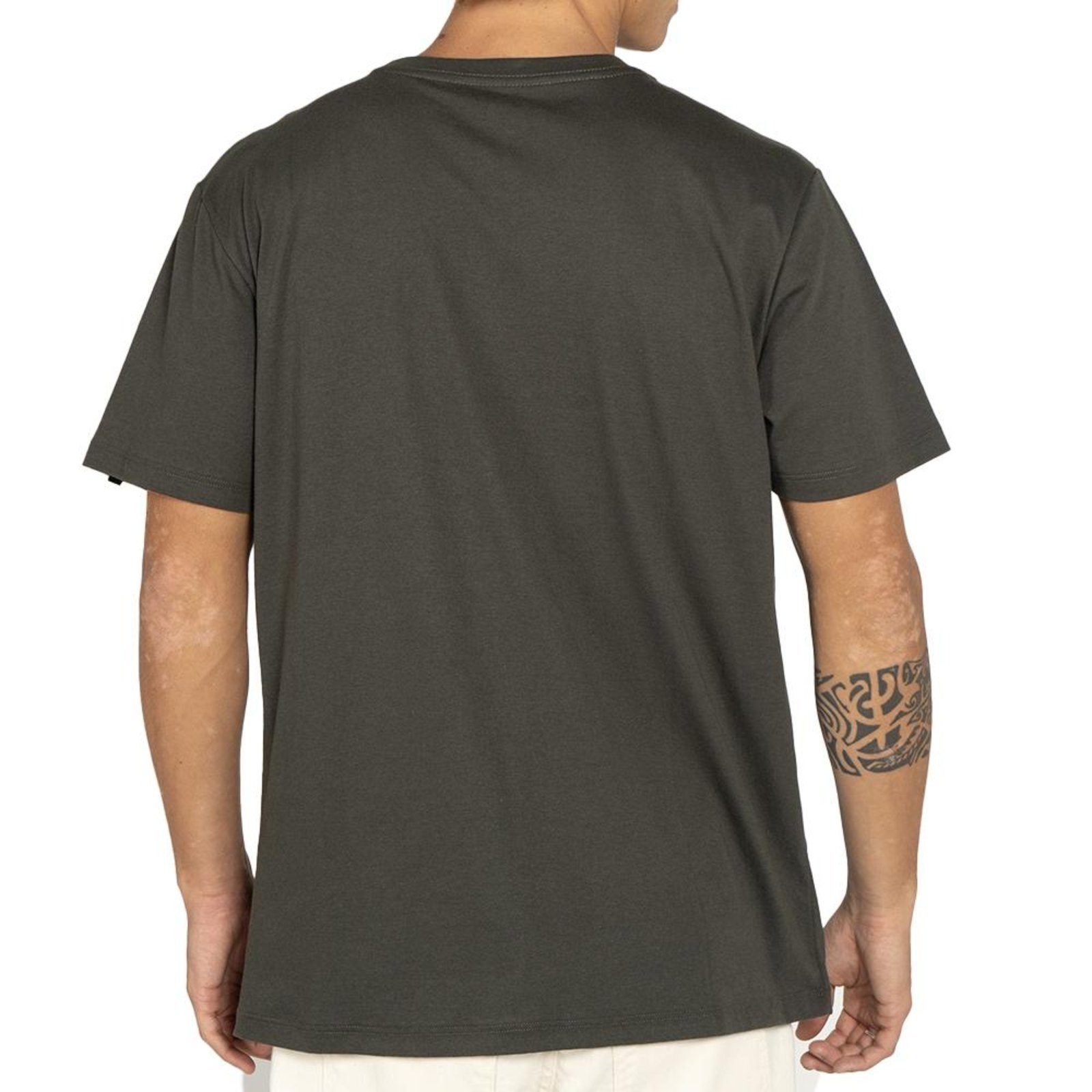 Camiseta Quiksilver High Rise WT25 Masculina Cinza Escuro