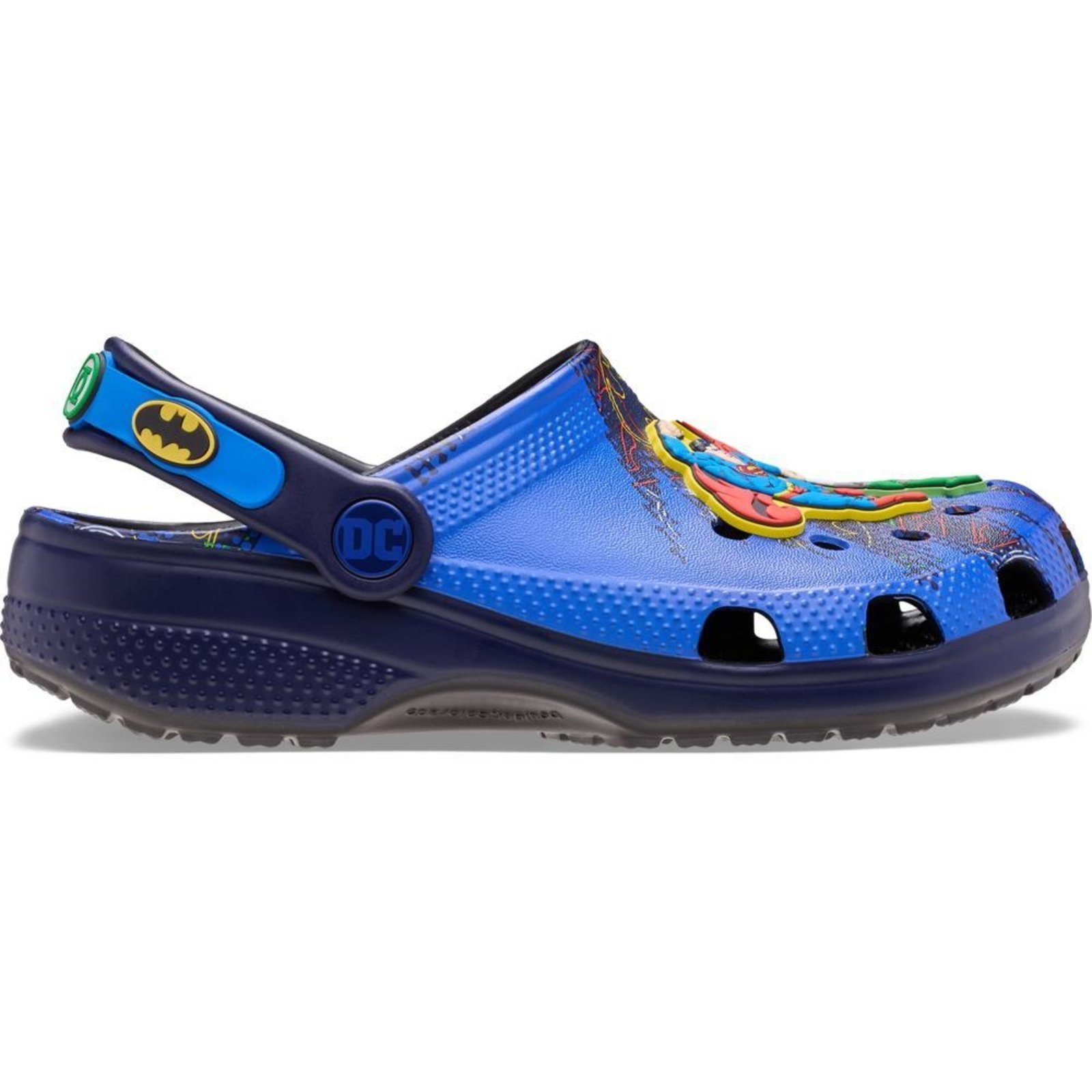 Infantil - Sandália Crocs Liga da Justiça Classic Clog T Multi Multicolorido