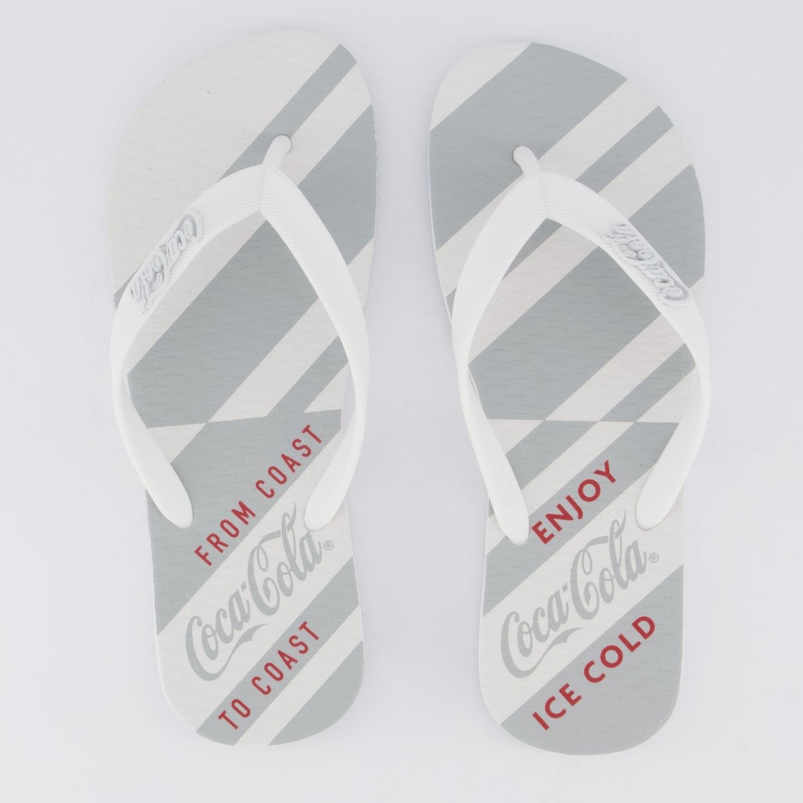 Chinelo Coca Cola Hoxie 2 Branco
