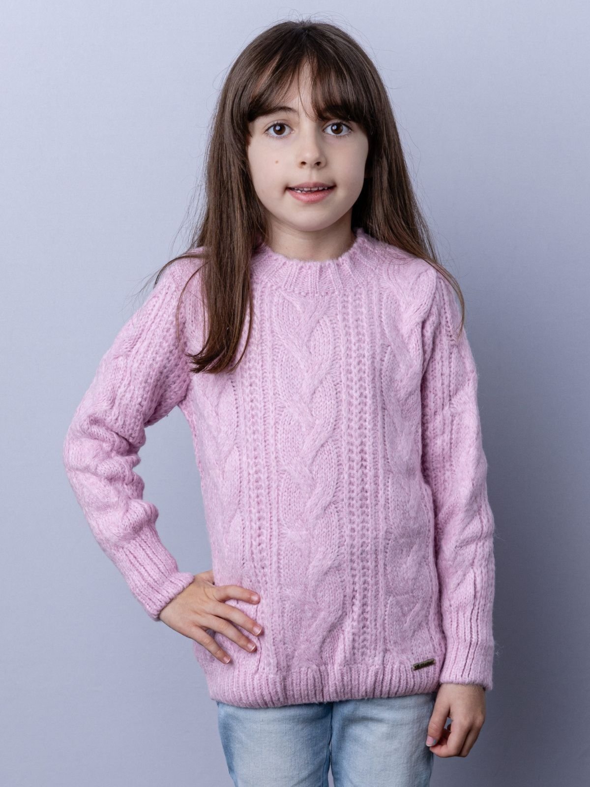 Infantil - Blusa Menina Com Tranças