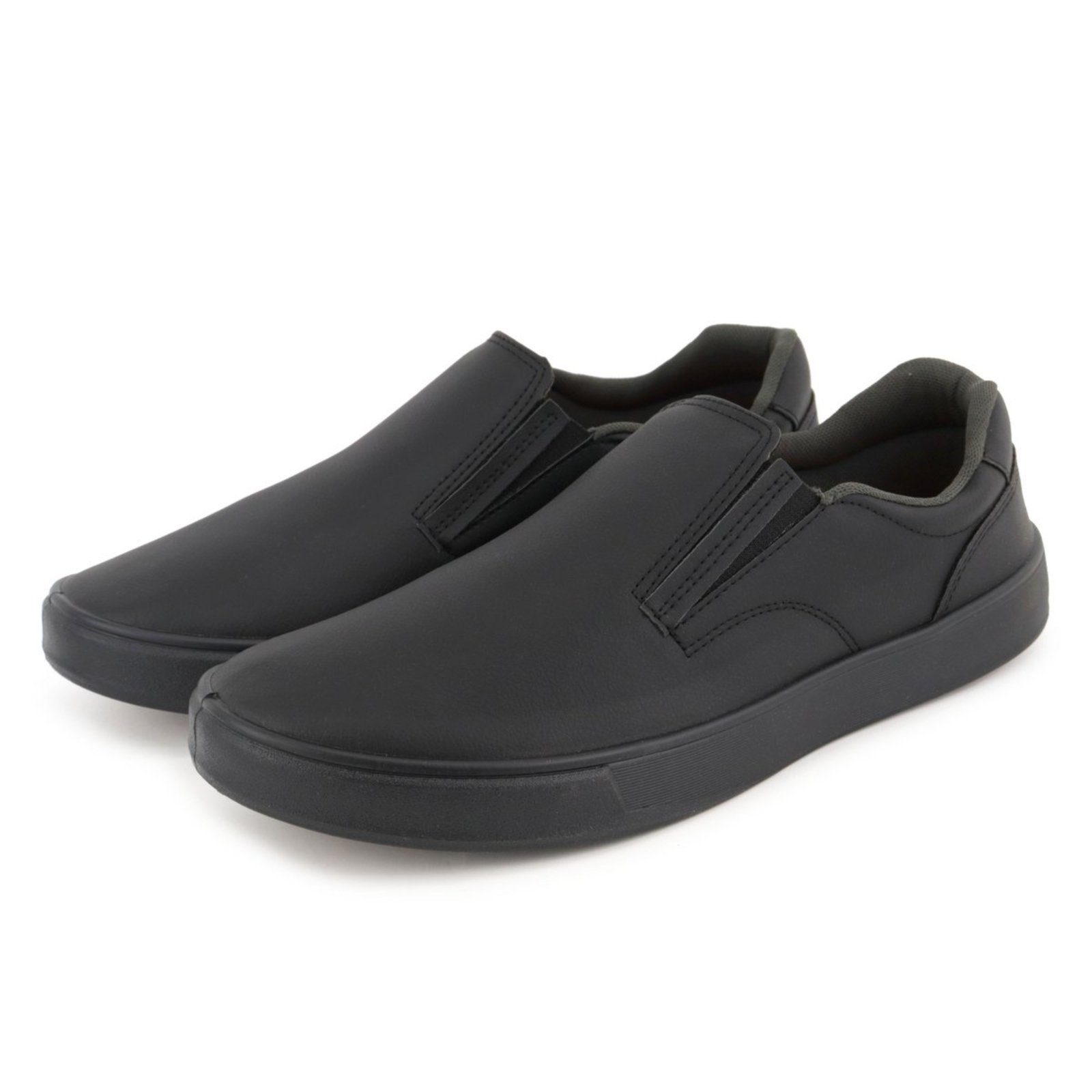 Sapato Masculino Casual Veritimo Sapatenis Slip On Tênis Urbano Confortável Preto