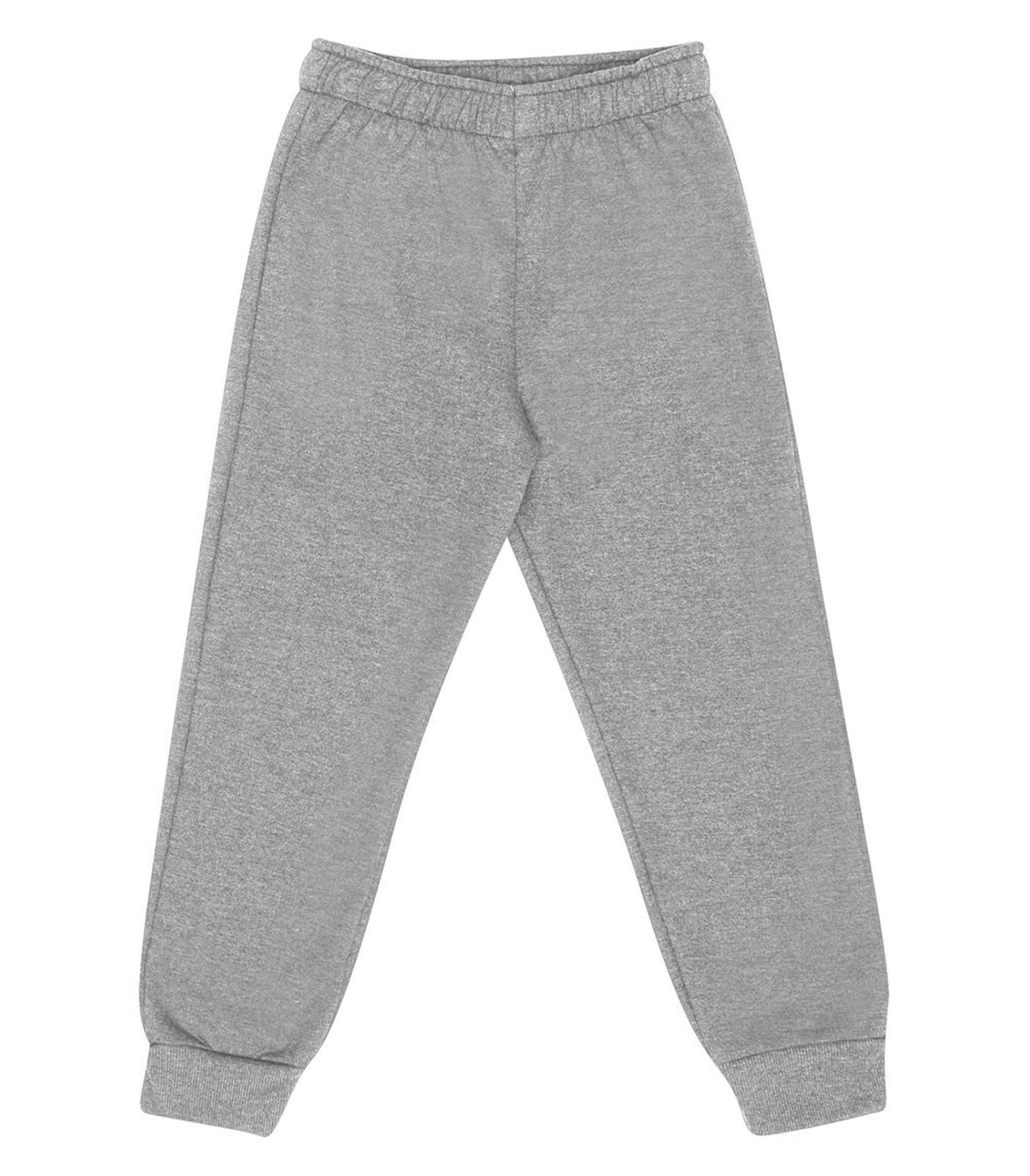 Infantil - Calça Moletom Básica Rovitex Cinza