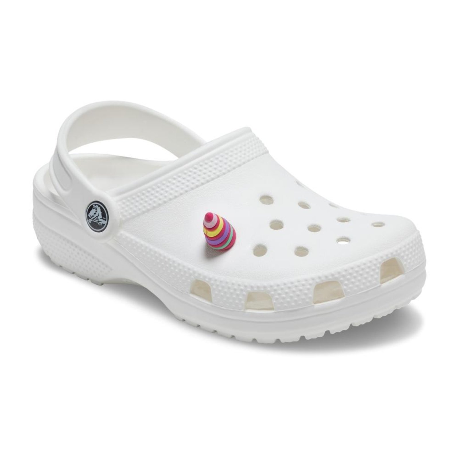 Vista 3 Infantil - Jibbitz™ Conjunto Unicórnio Crocs branco