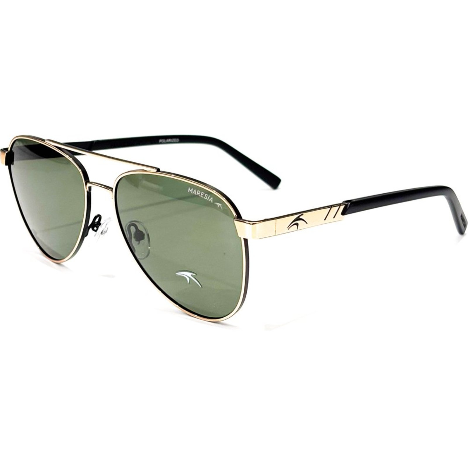 Óculos de Sol Maresia MRS012 C100 Polarizado Dourado Masculi