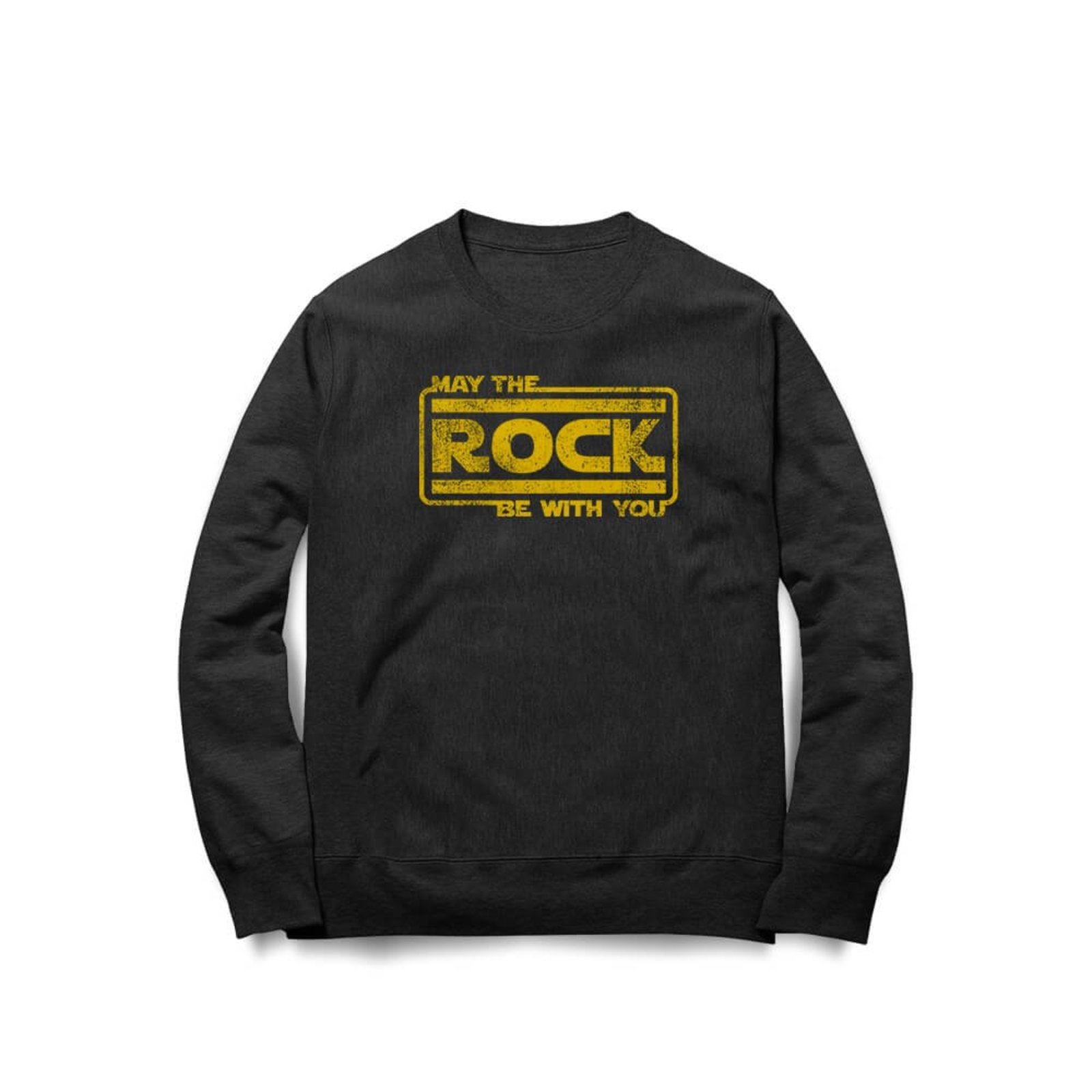 Moletom Rock Be With You - Preto - Casual - Studio Geek