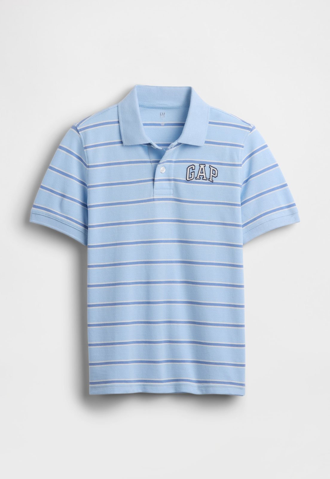 Infantil - Camiseta Polo GAP Listrada Azul