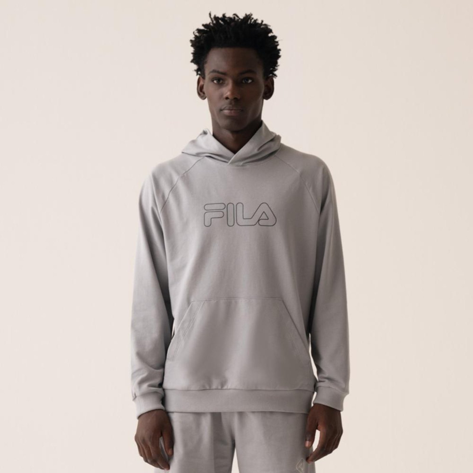 Vista 2 Casaco Com Capuz Fila Outline Light Masculino incolor Fila incolor