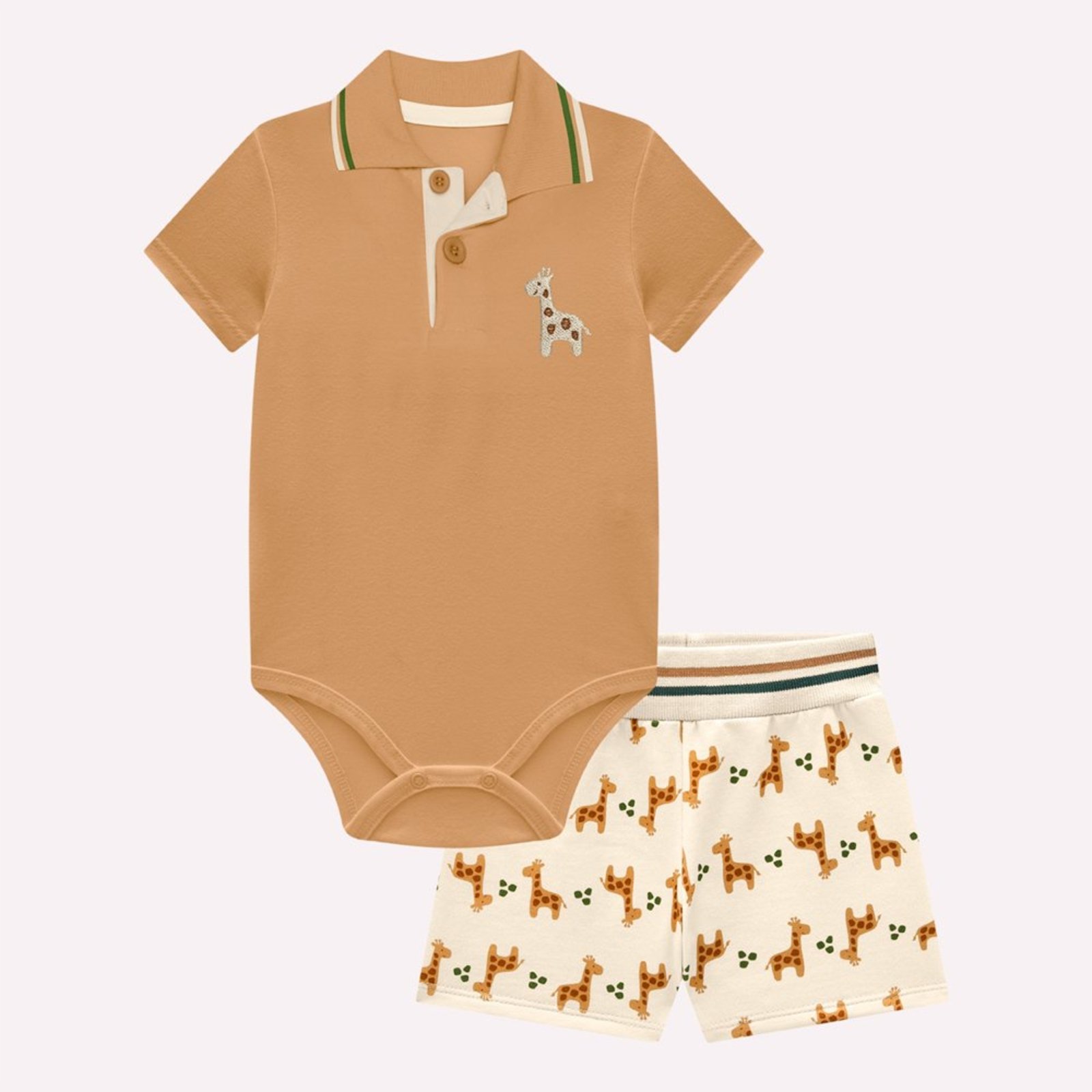 Infantil - Conjunto Menino Girafas Kyly