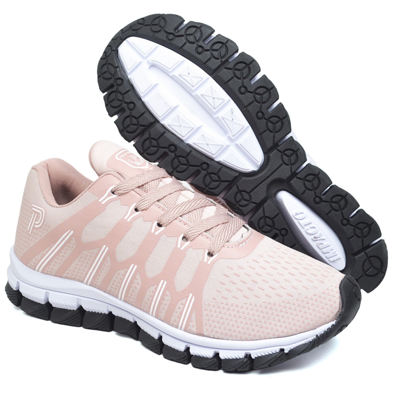Tênis Unissex Esportivo para Academia Caminhada 4000 Rosa