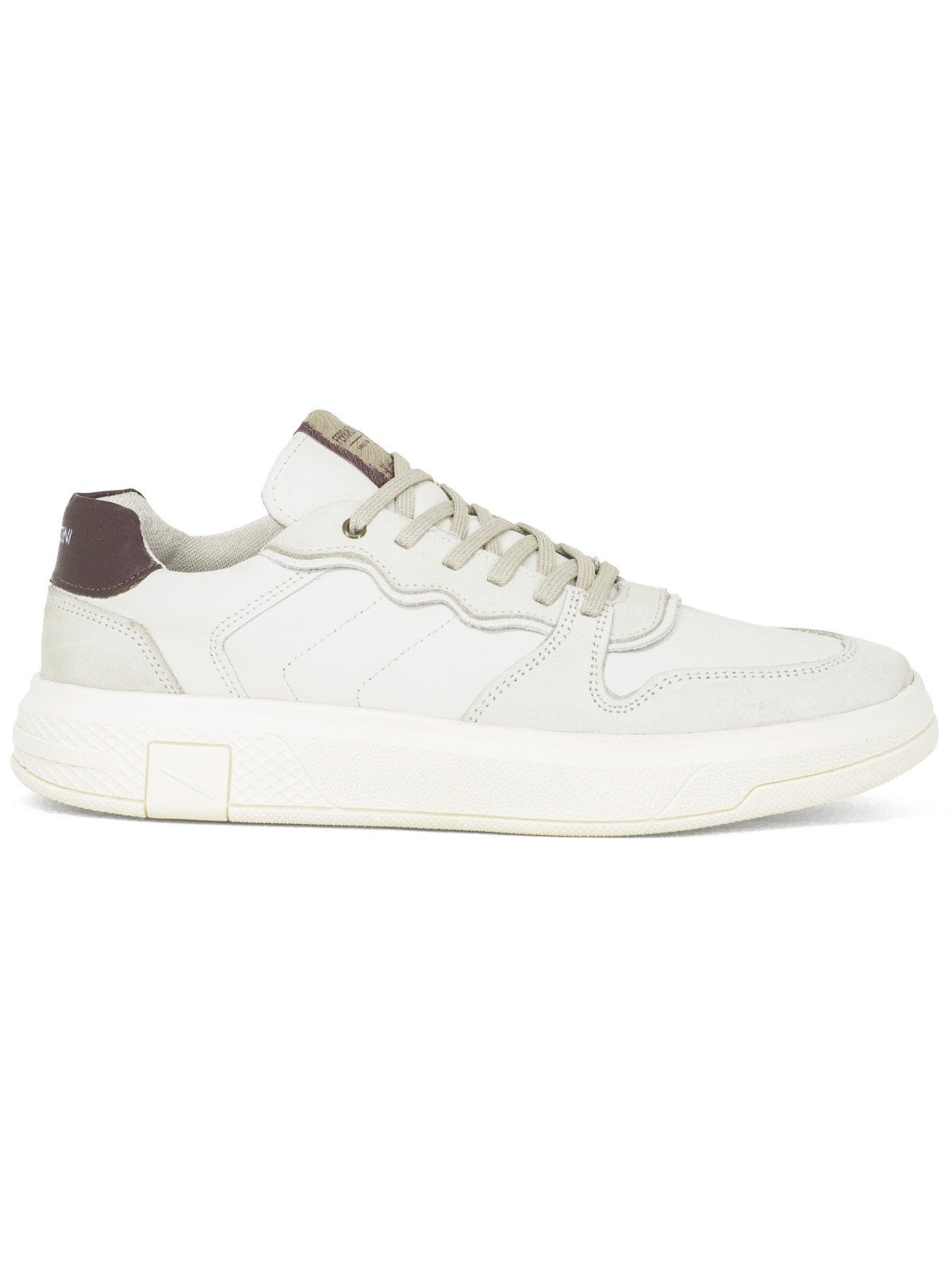 Tênis Masculino Ferracini 24h Dream Casual Couro Legítimo Confortável Sneaker Branco Off White